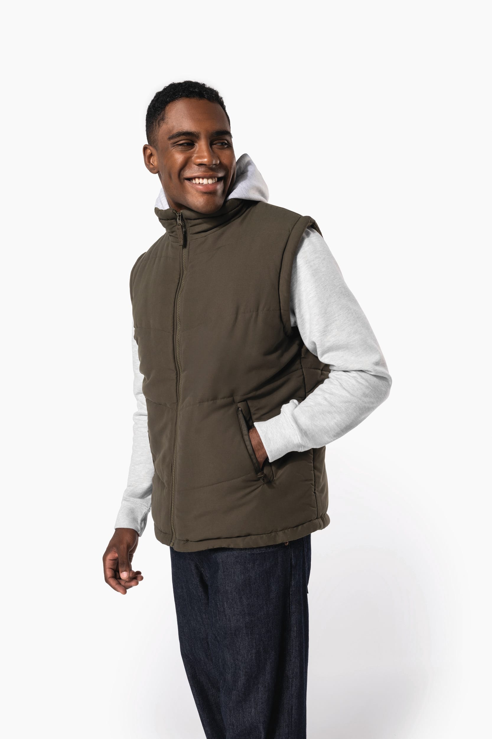 Colete com forro polar