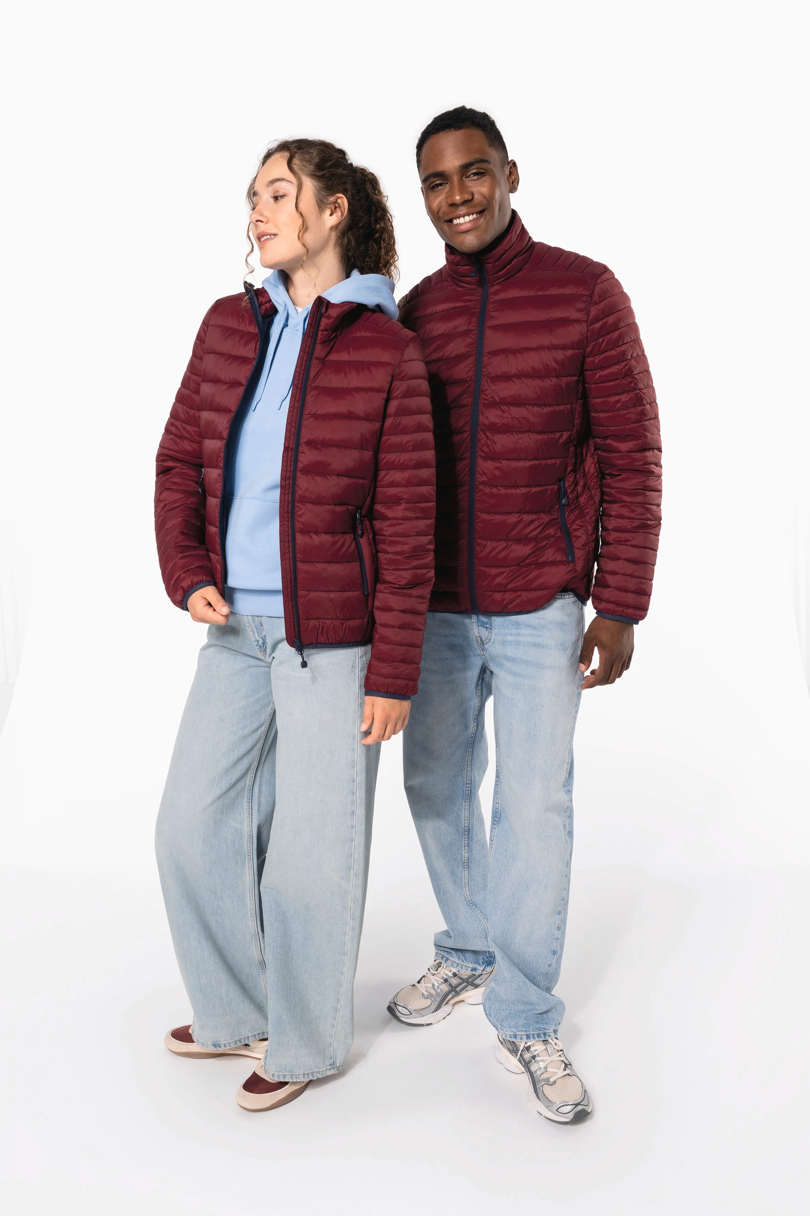 Blusão acolchoado leve de senhora