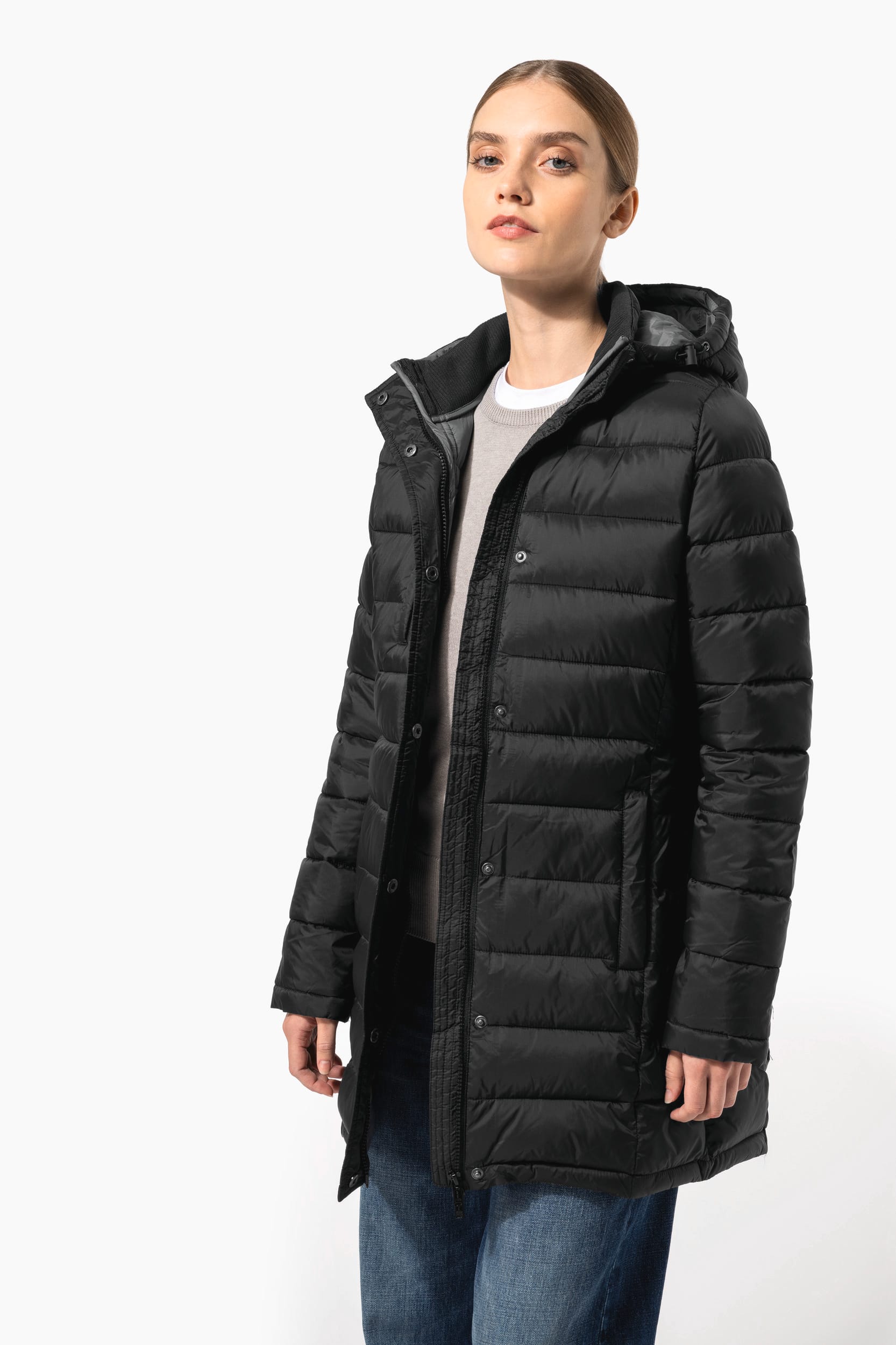 Parka doudoune légère à capuche femme - Image 18