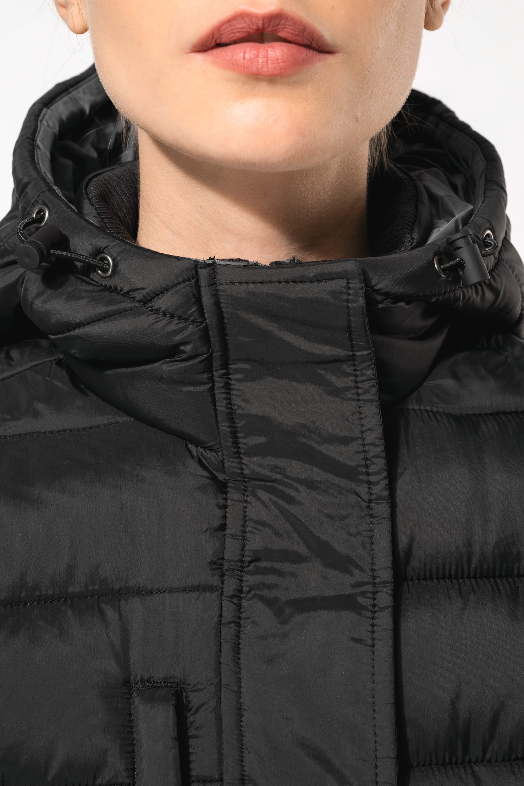 Parka doudoune légère à capuche femme - Image 3