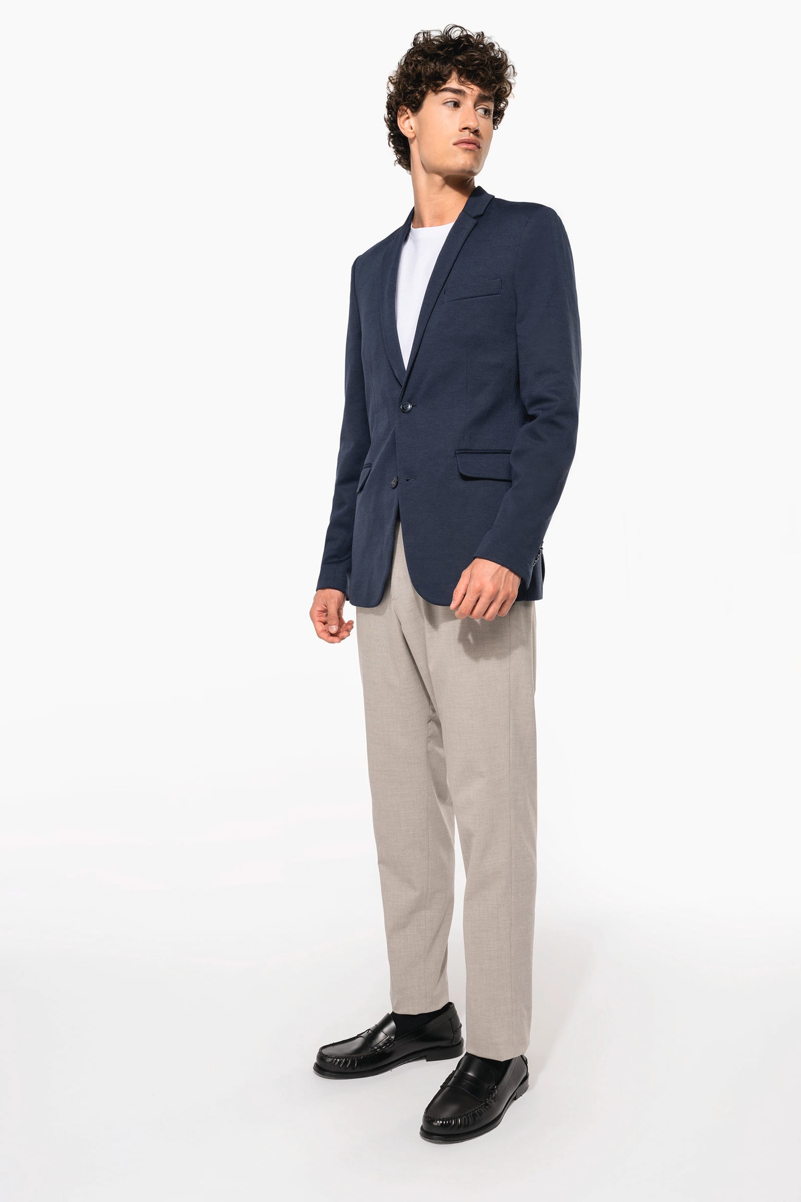 Tricot heren blazer