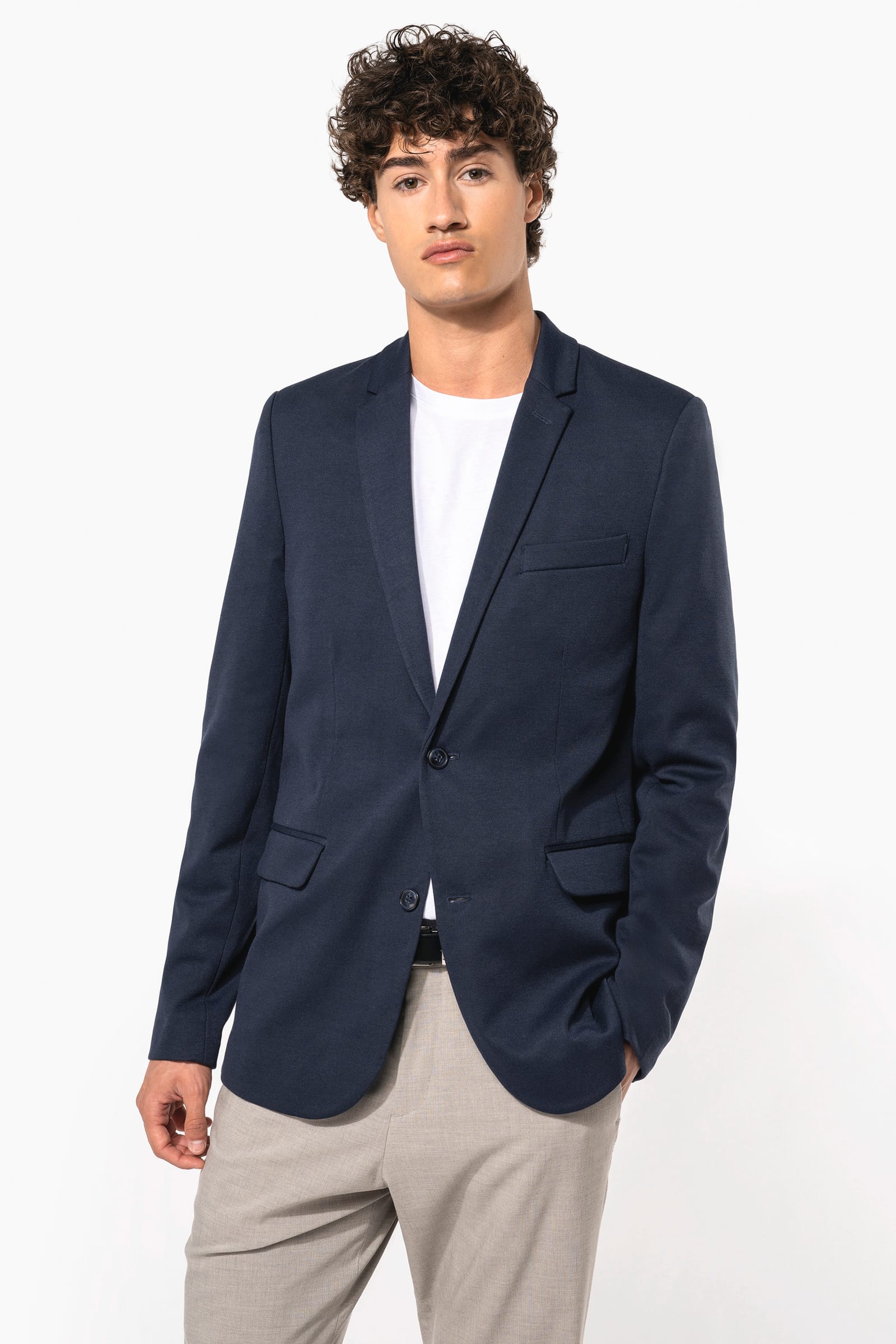 Tricot heren blazer
