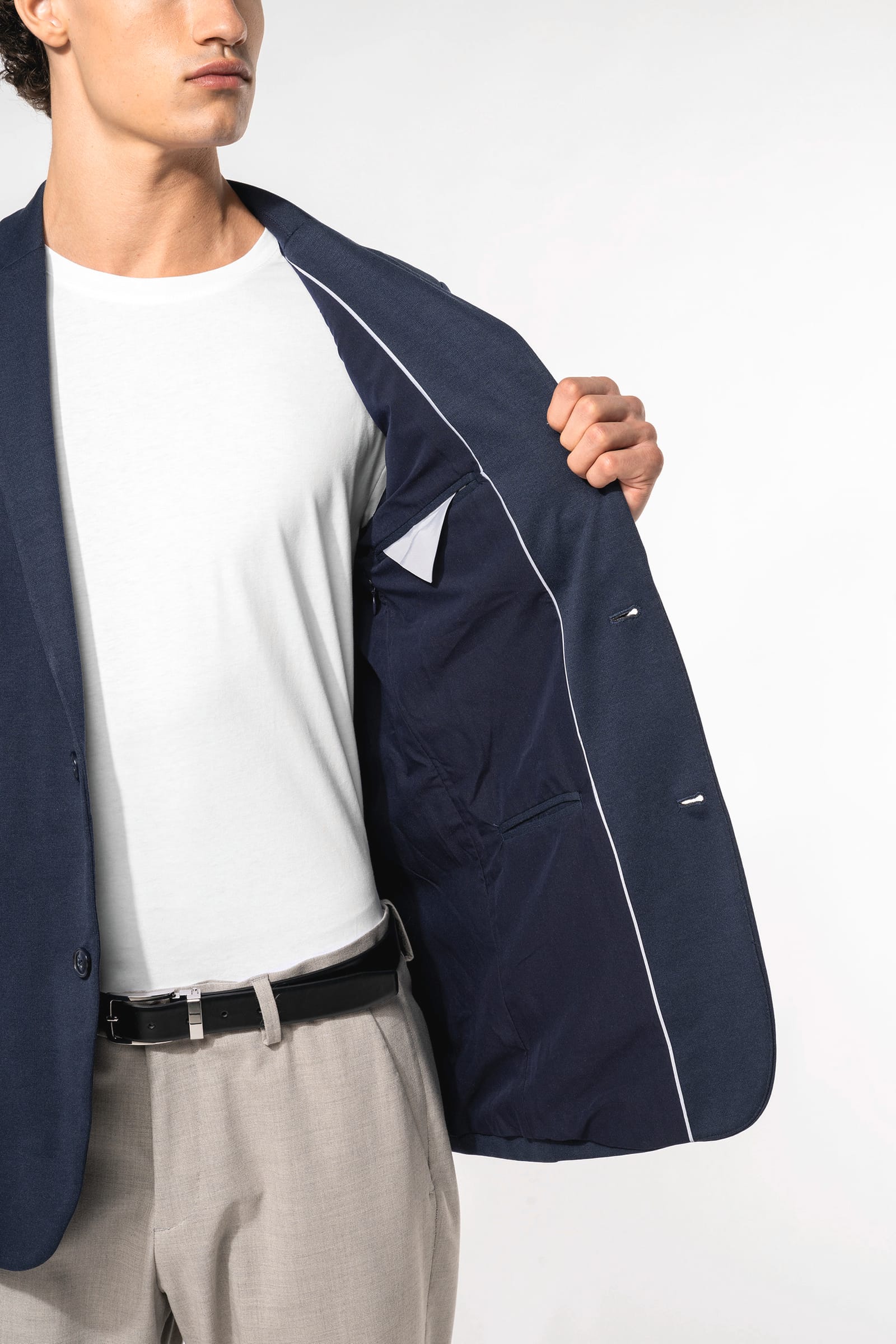 Tricot heren blazer