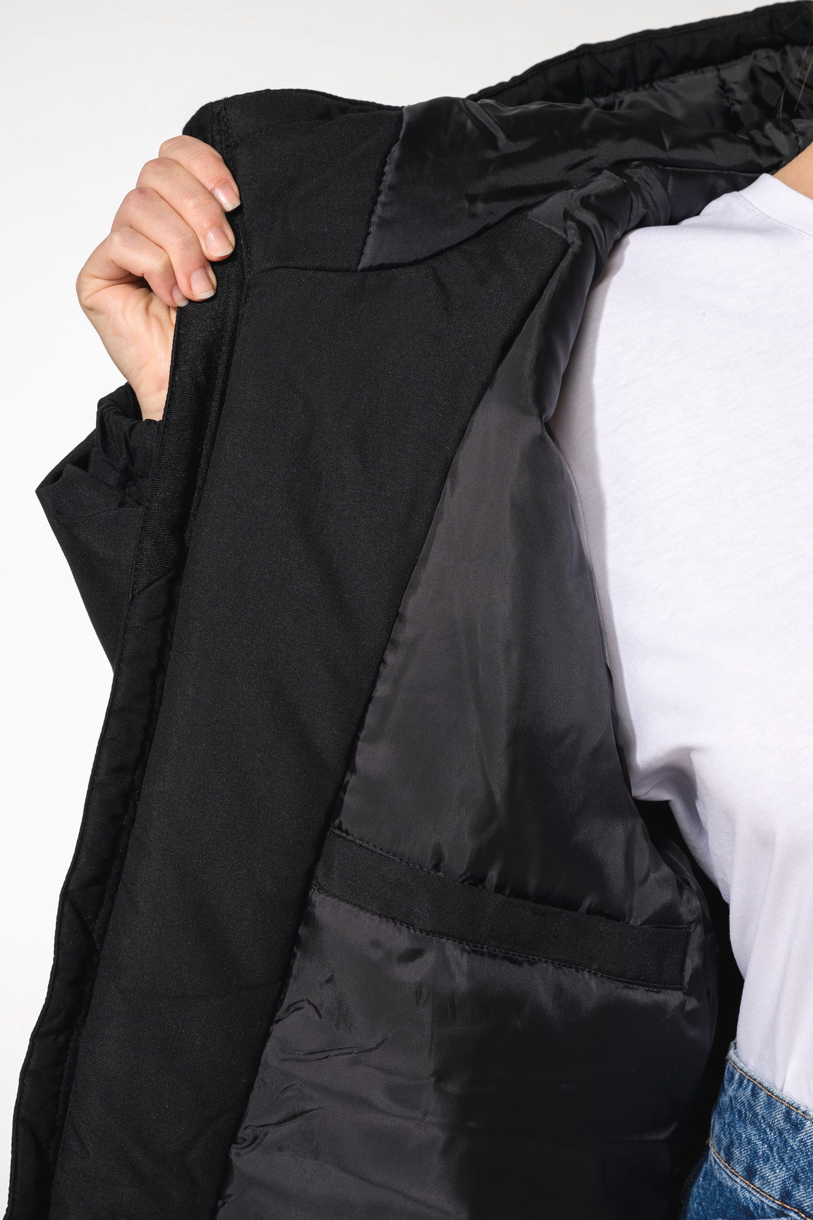 Parka à capuche recyclée unisexe - Image 13