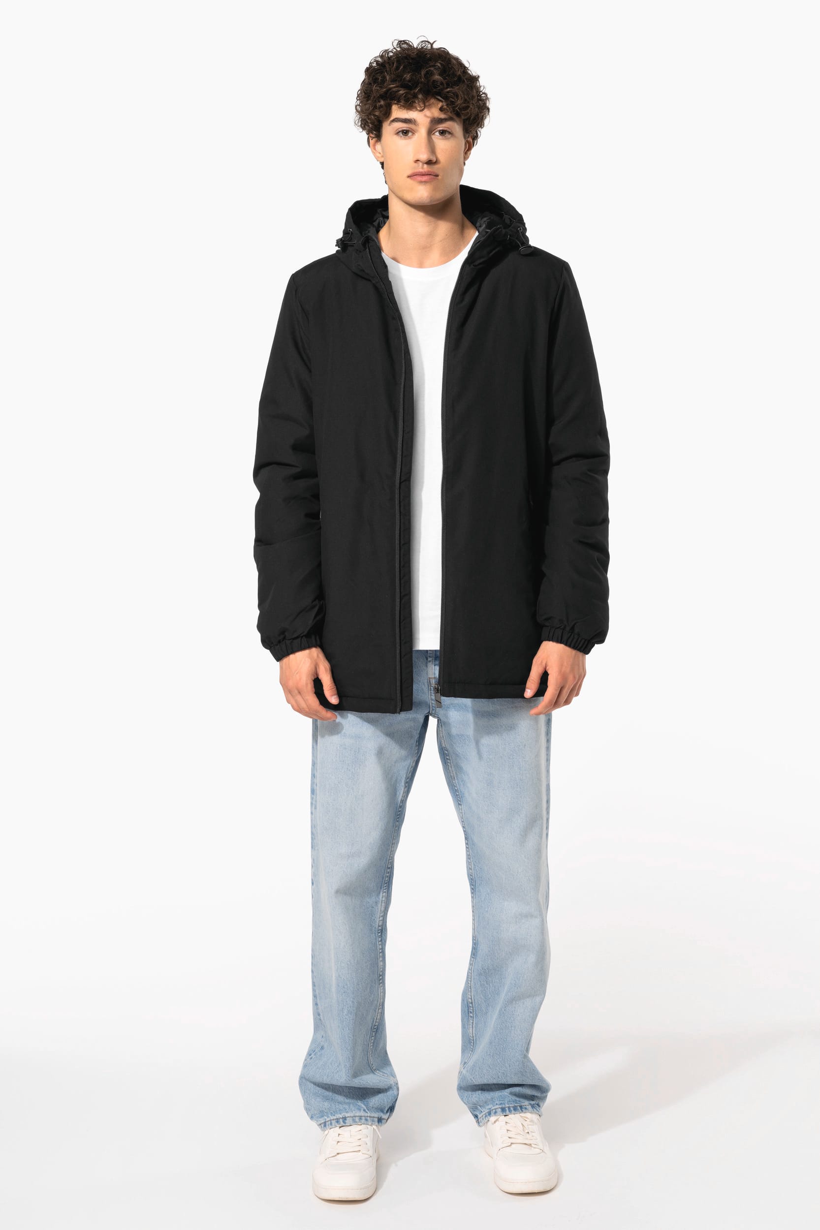 Parka à capuche recyclée unisexe - Image 18