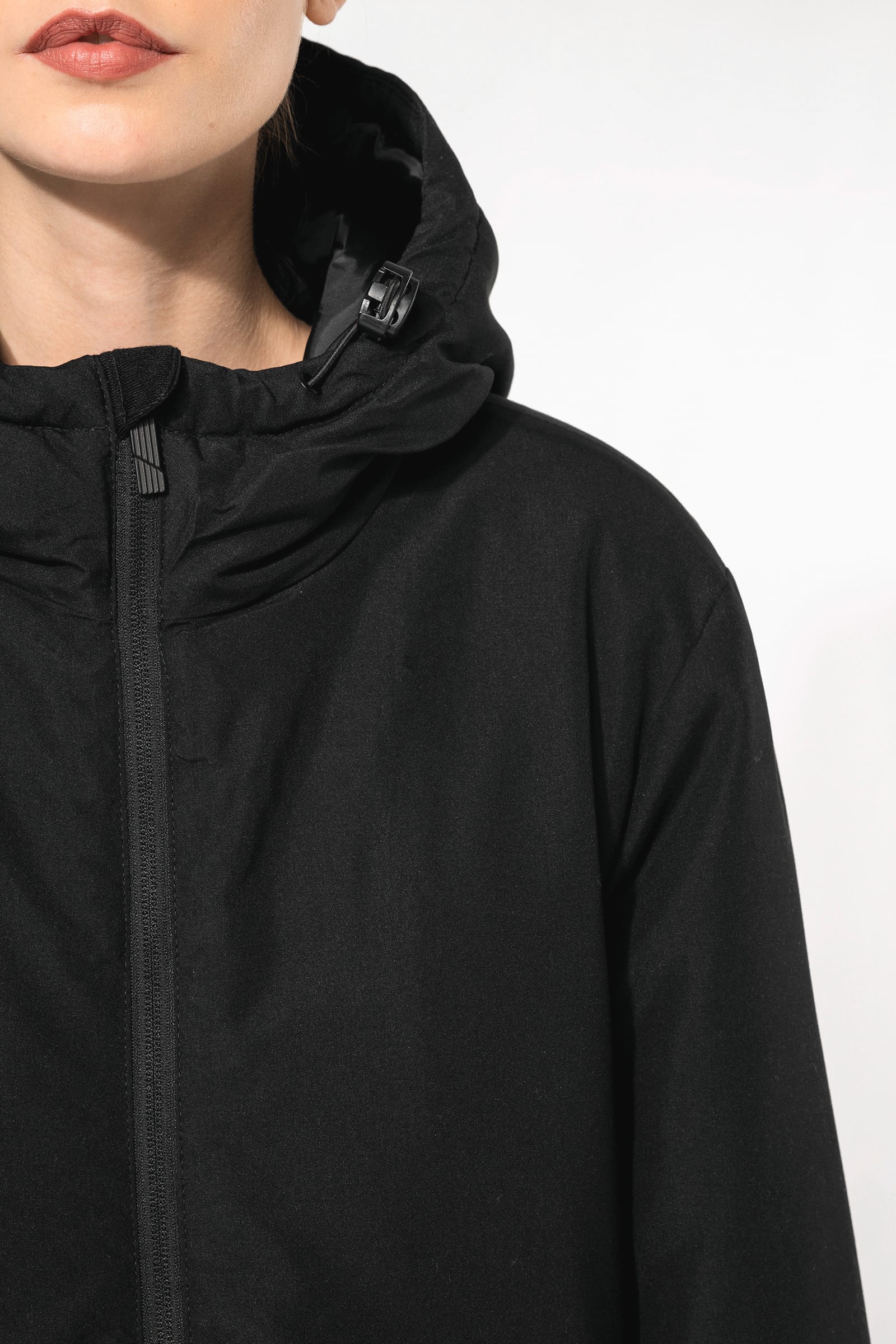 Unisex gerecyclede parka met capuchon