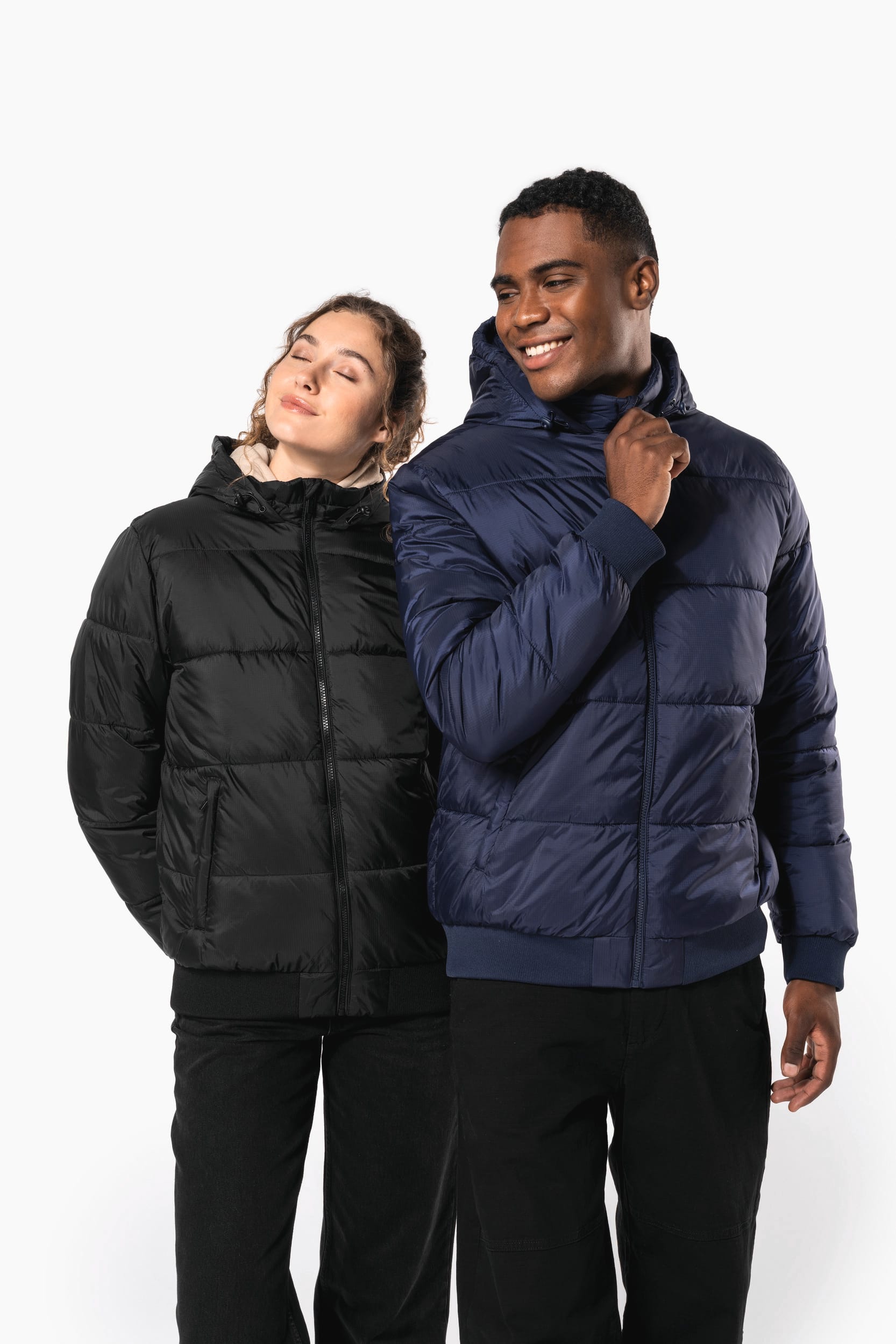 Veste unisexe ripstop recyclée à capuche - Image 14