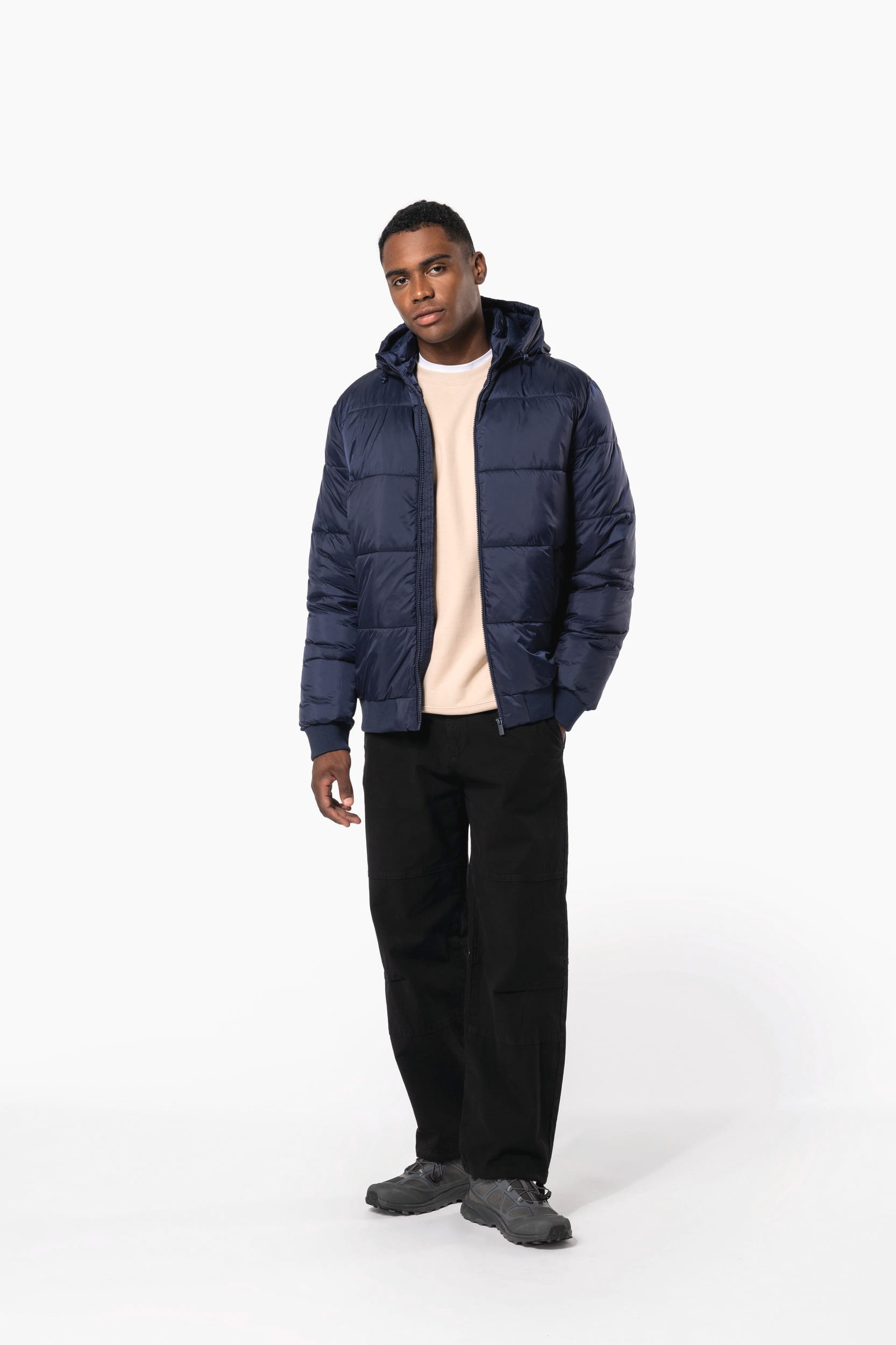 Veste unisexe ripstop recyclée à capuche - Image 13