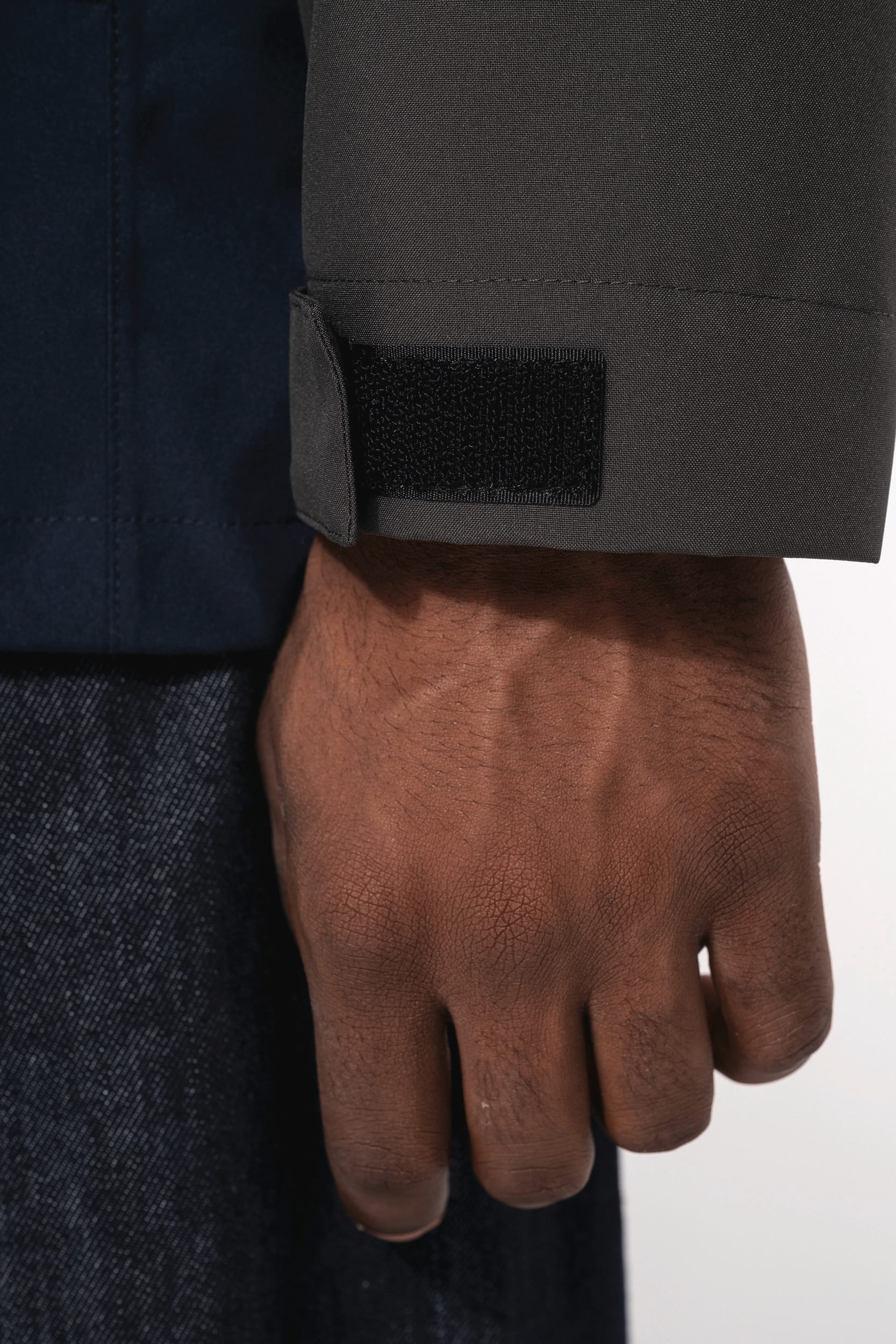 Parka 3-en-1 imperméable à capuche bicolore unisexe - Image 9