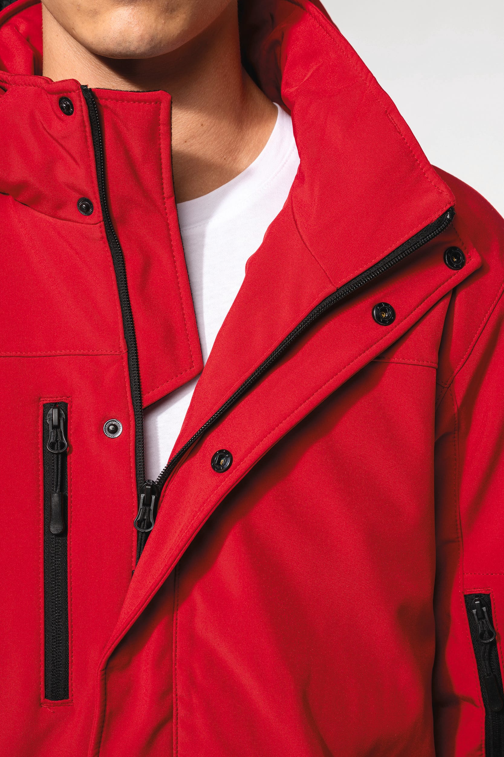 Parka softshell doublée capuche homme - Image 10