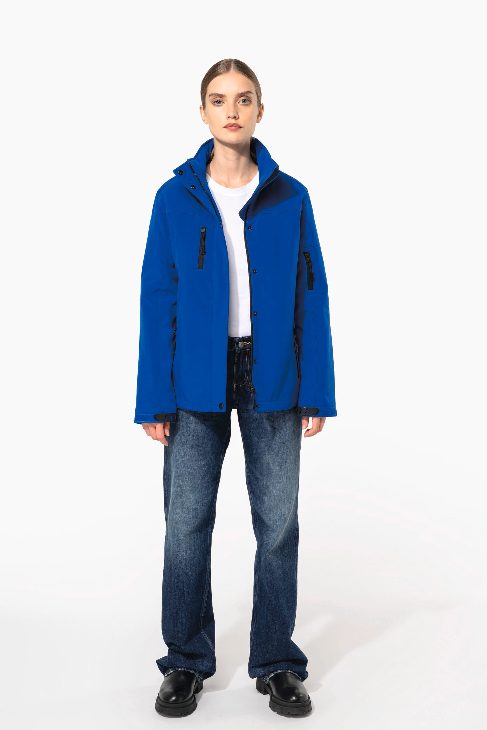 Parka softshell doublée capuche femme