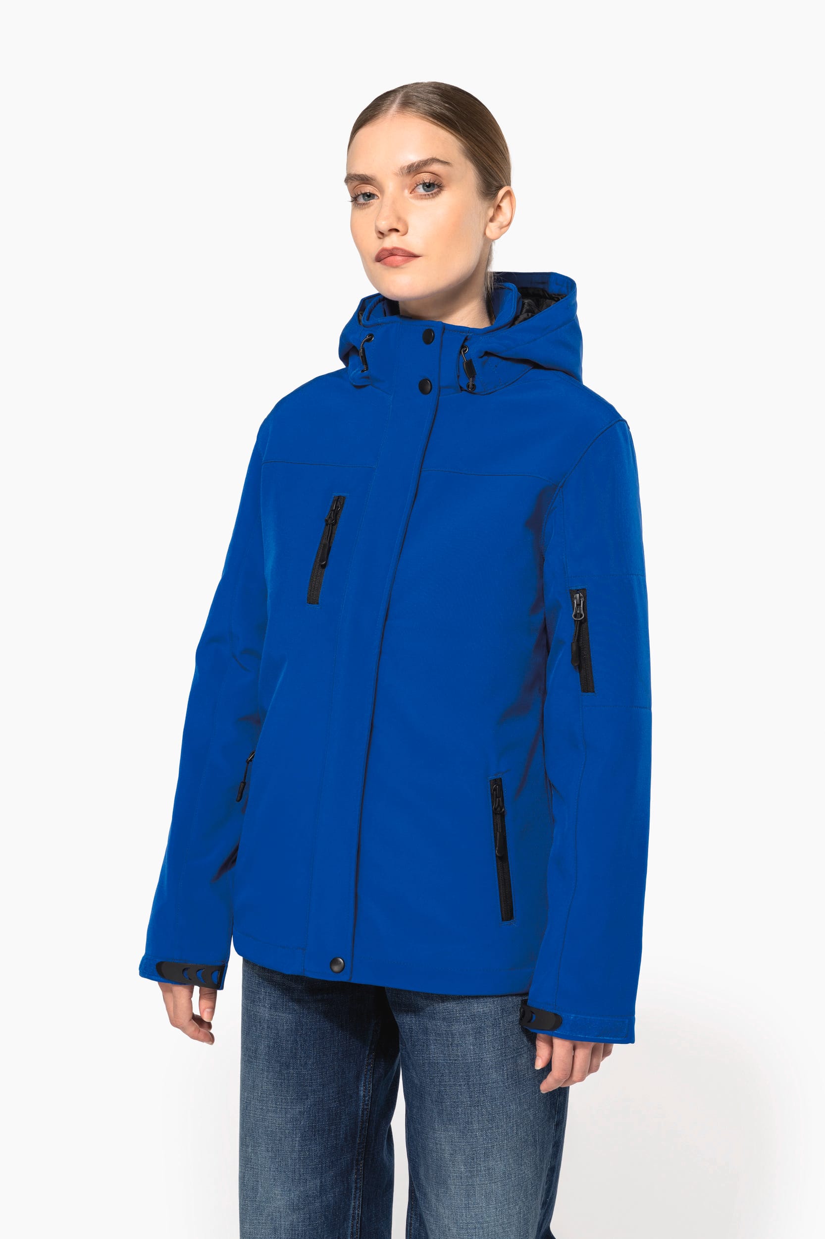 Parka softshell doublée capuche femme - Image 1