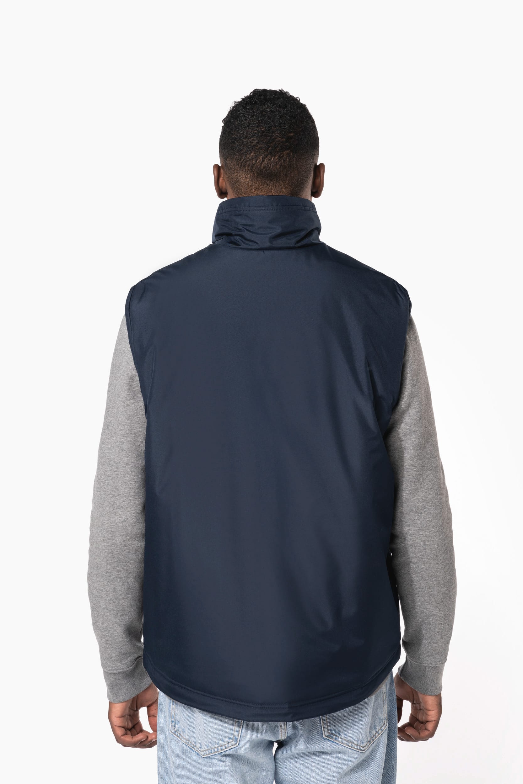 Colete forrado a polar de homem