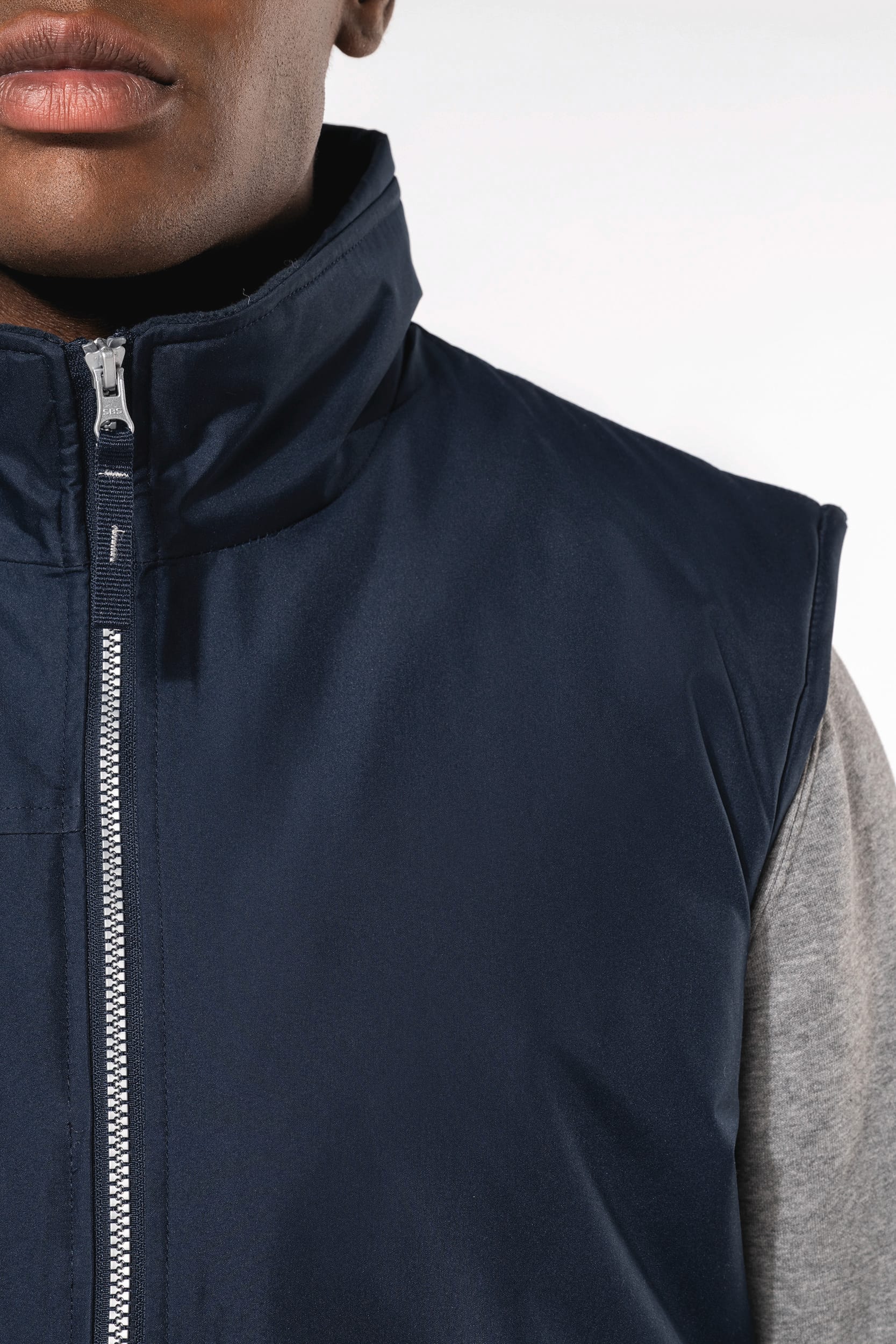 Colete forrado a polar de homem