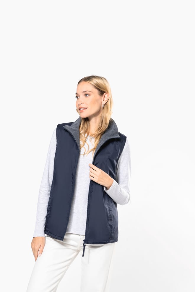 Bodywarmer doublé polaire unisexe