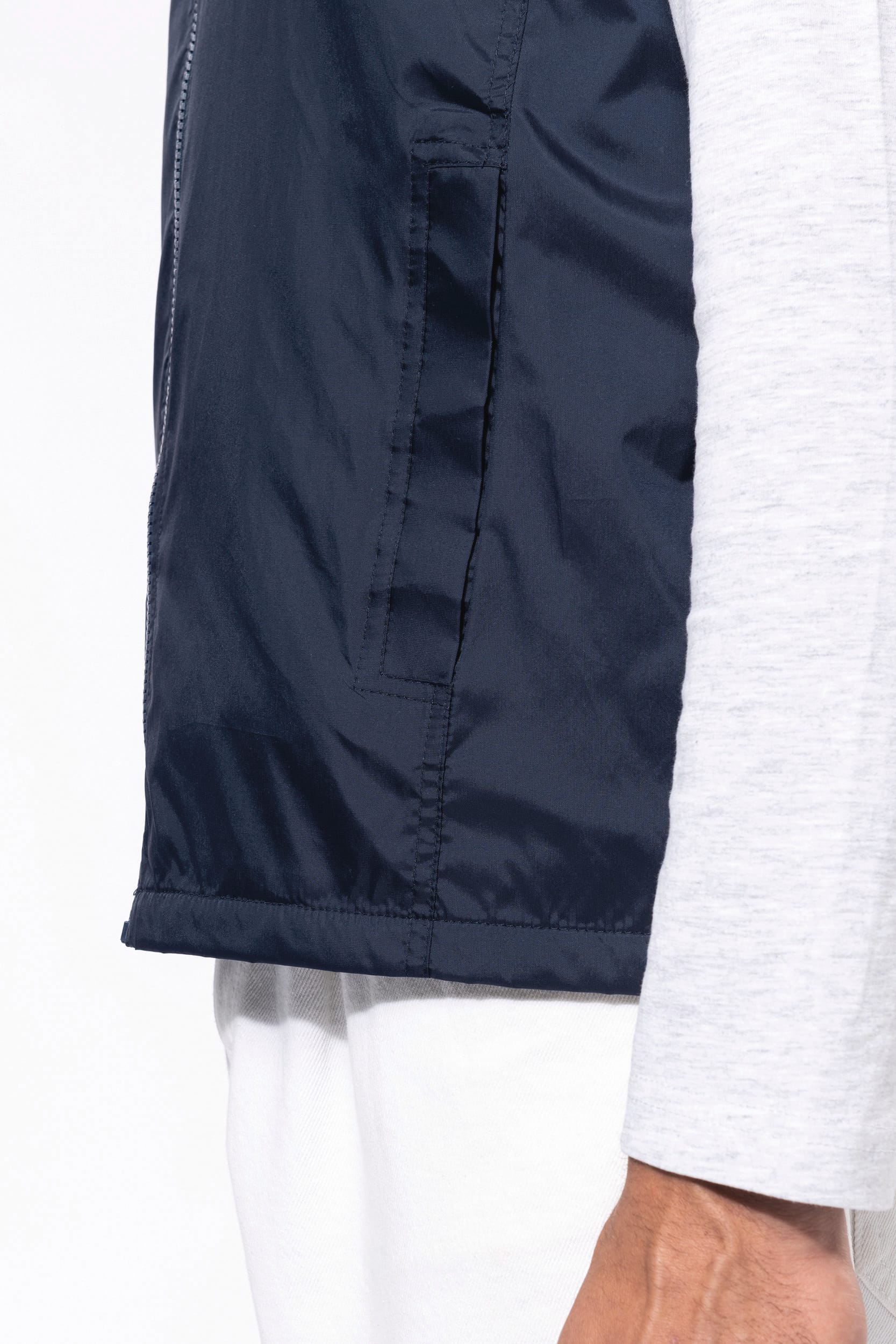 Colete forrado a polar unissexo