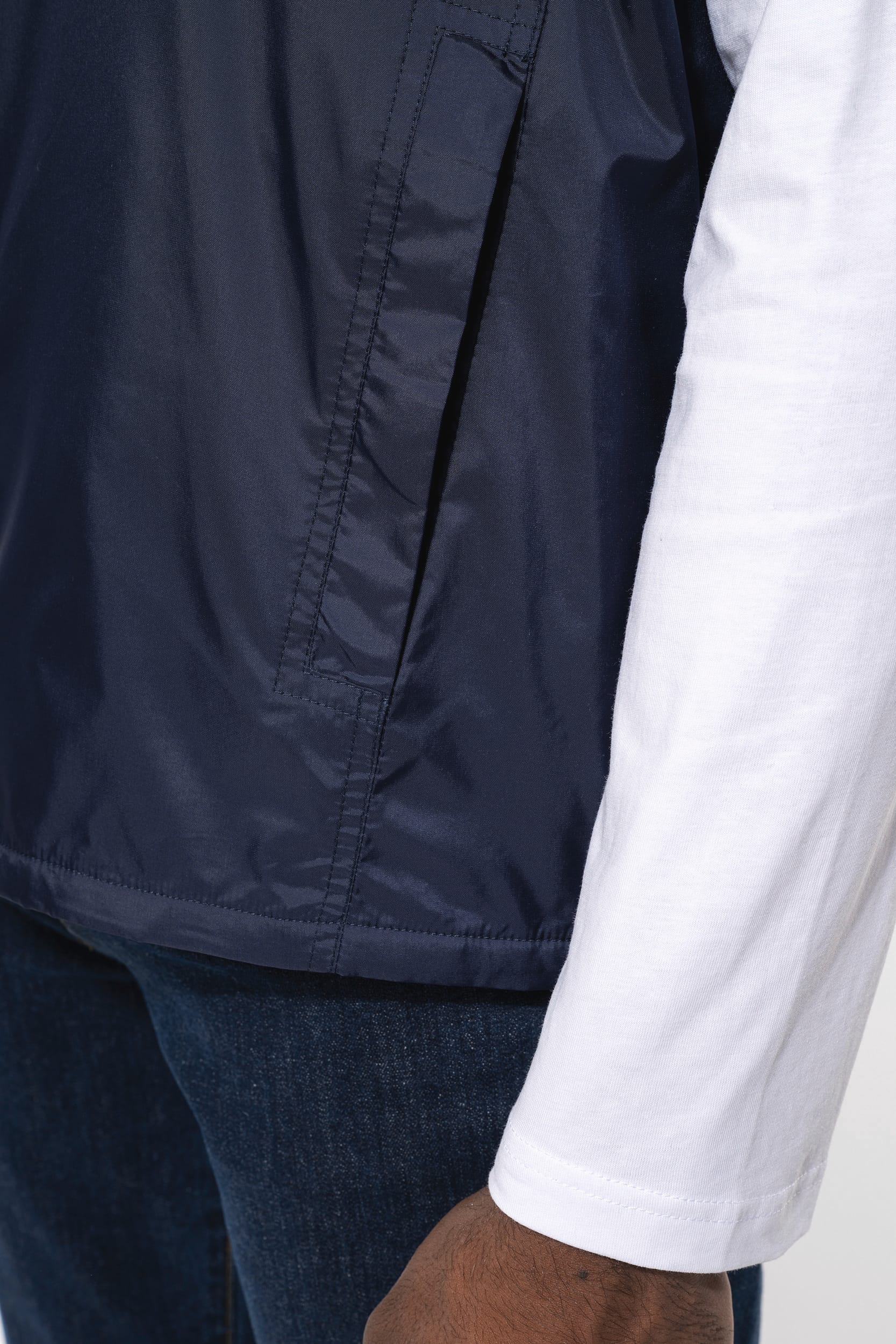 Colete forrado a polar unissexo