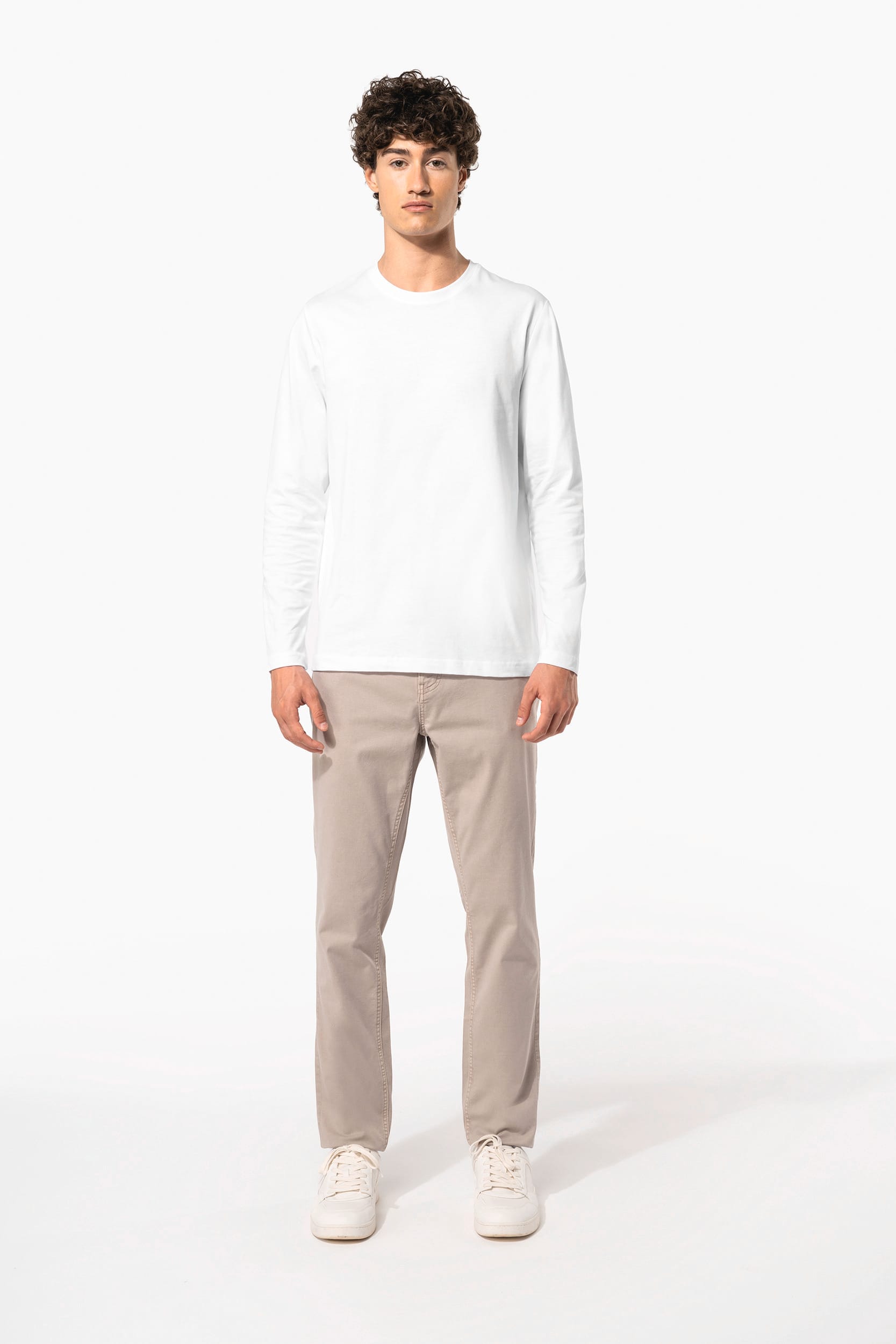 Calças com 5 bolsos de homem