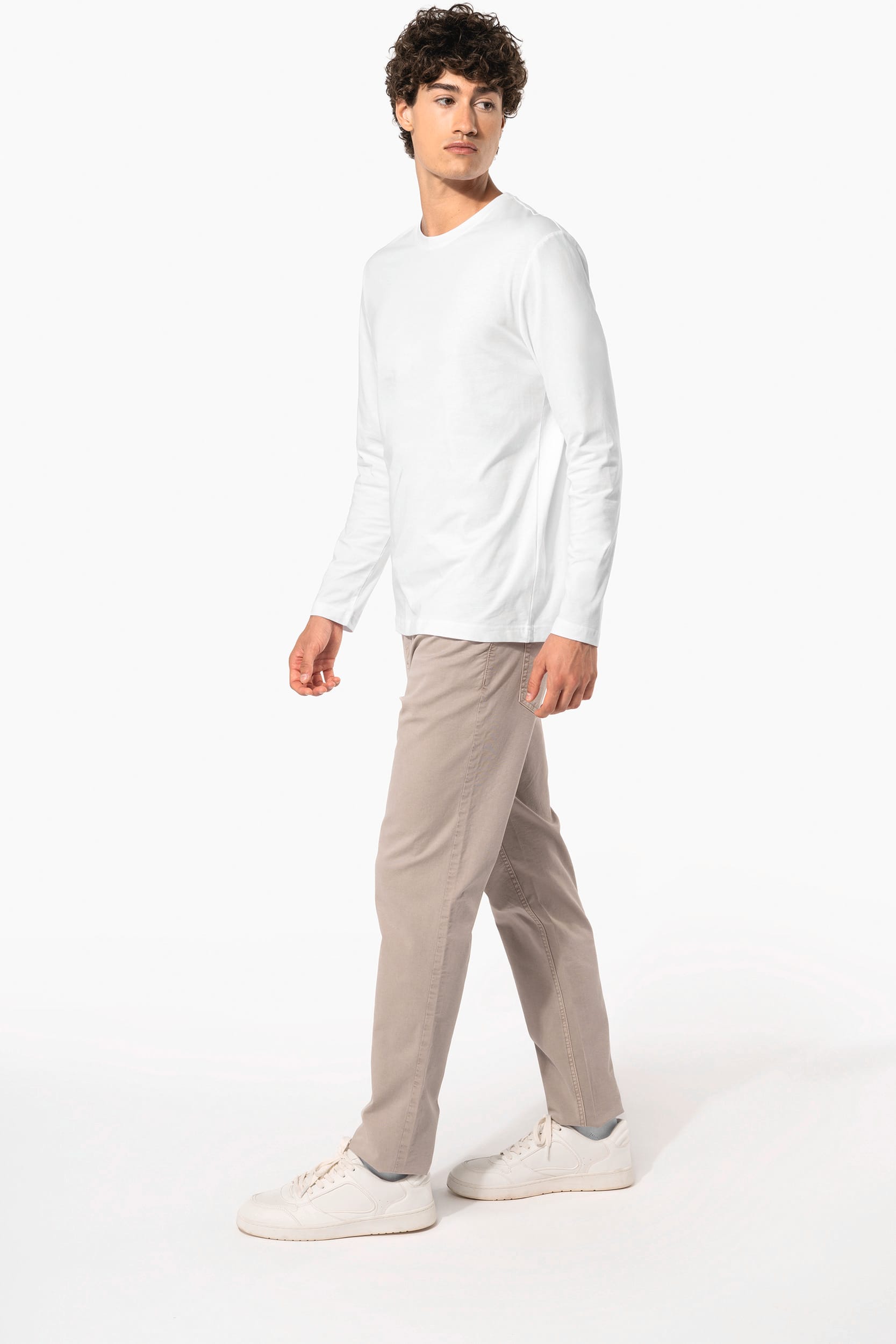 Calças com 5 bolsos de homem