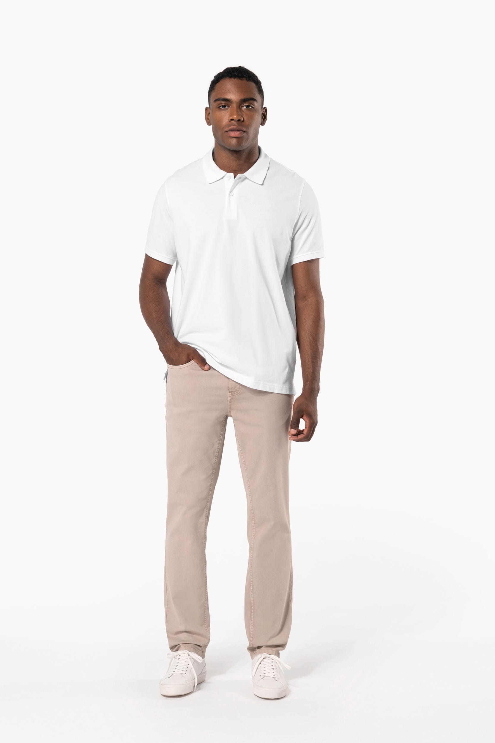 Calças com 5 bolsos de homem