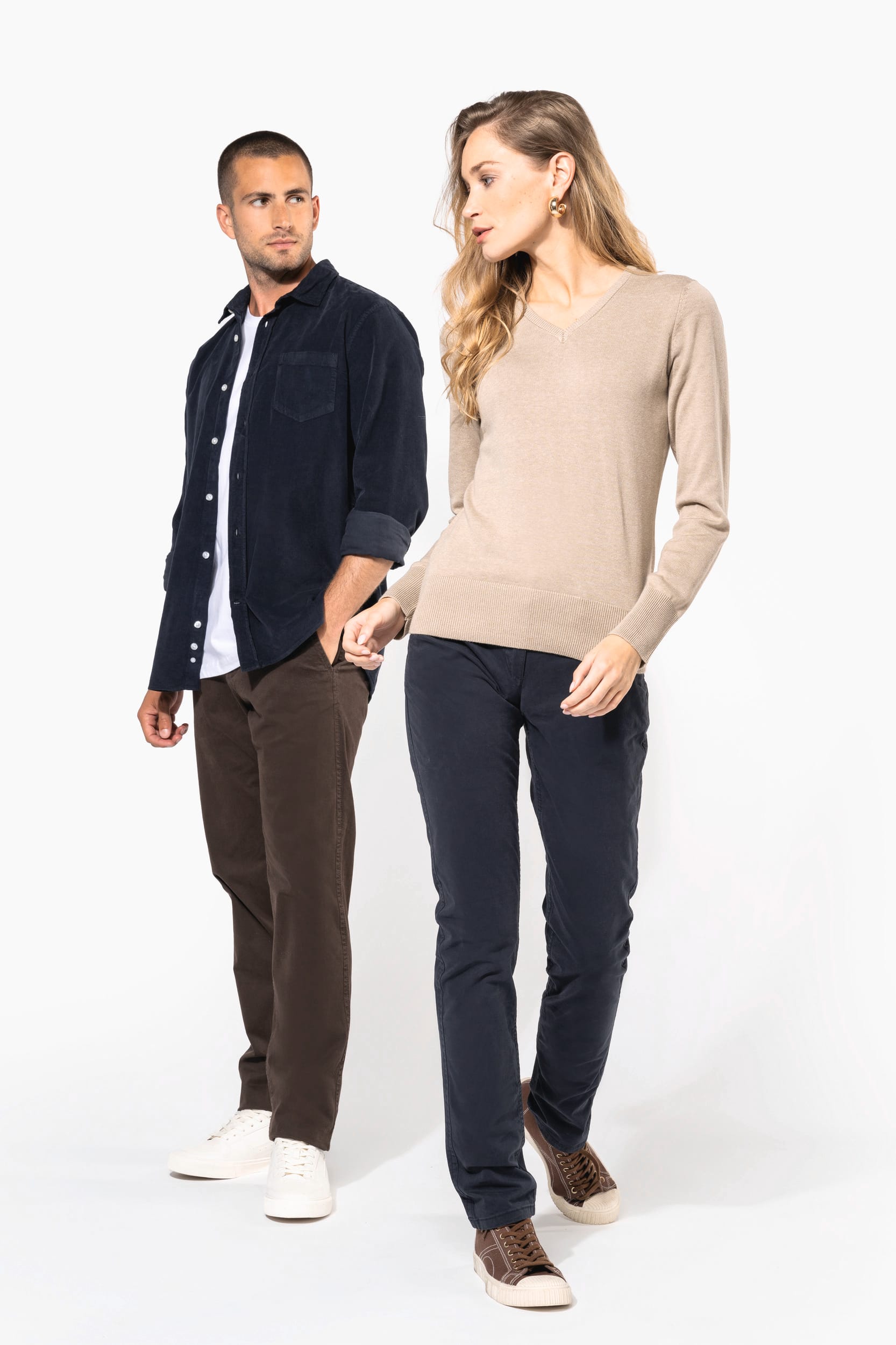 Calças chino de senhora