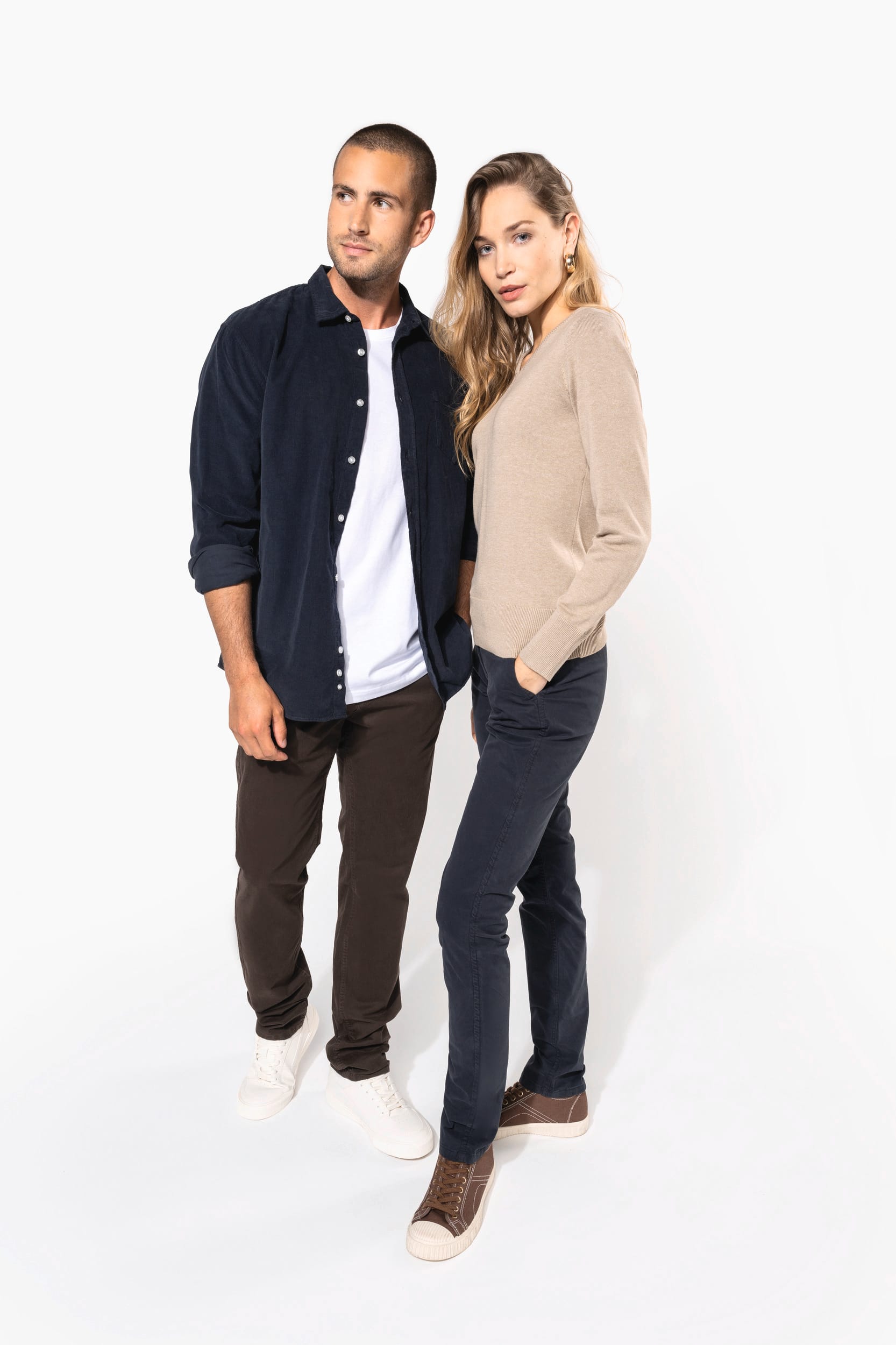 Calças chino de homem