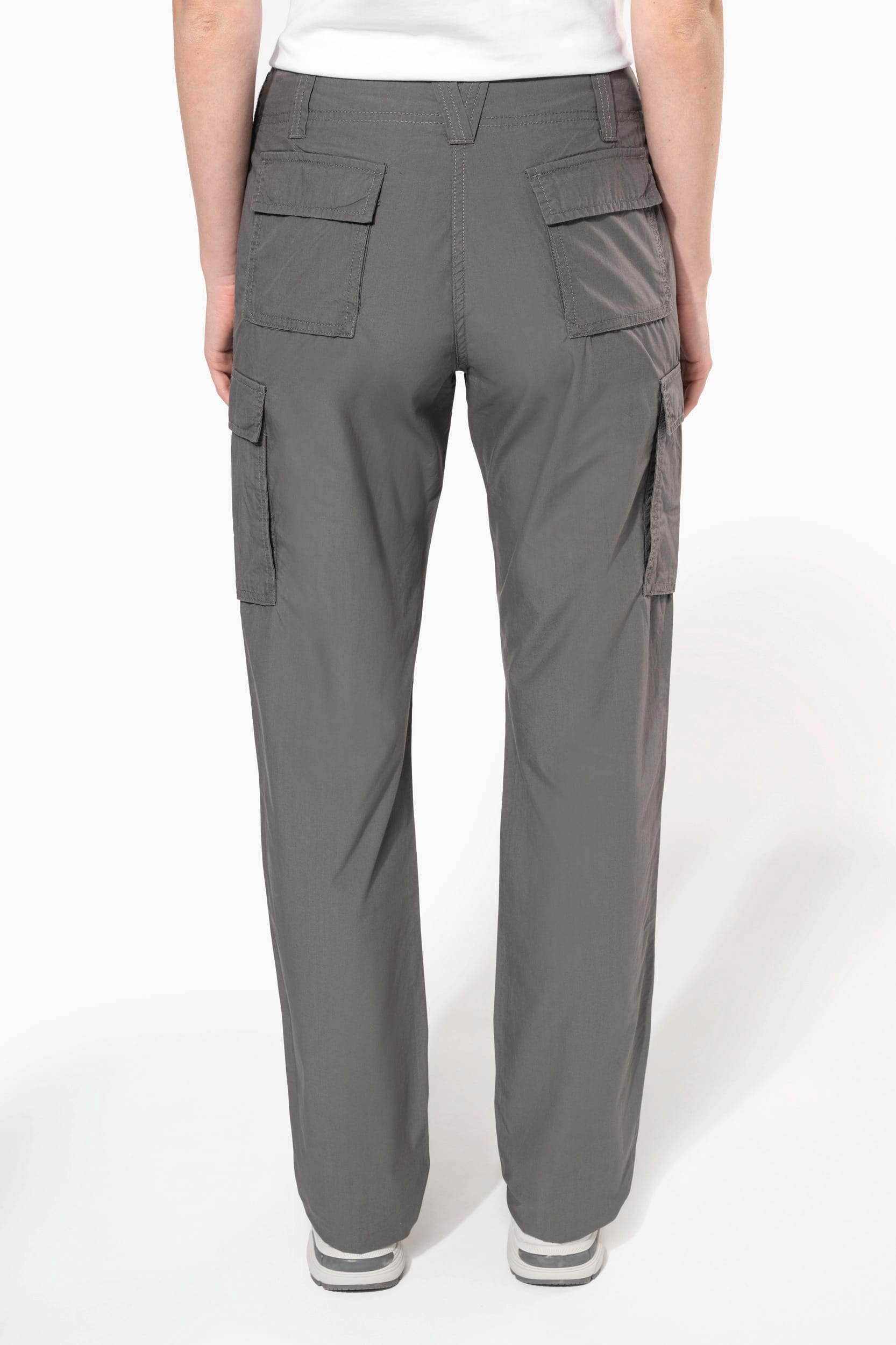 Calças leves multibolsos de senhora