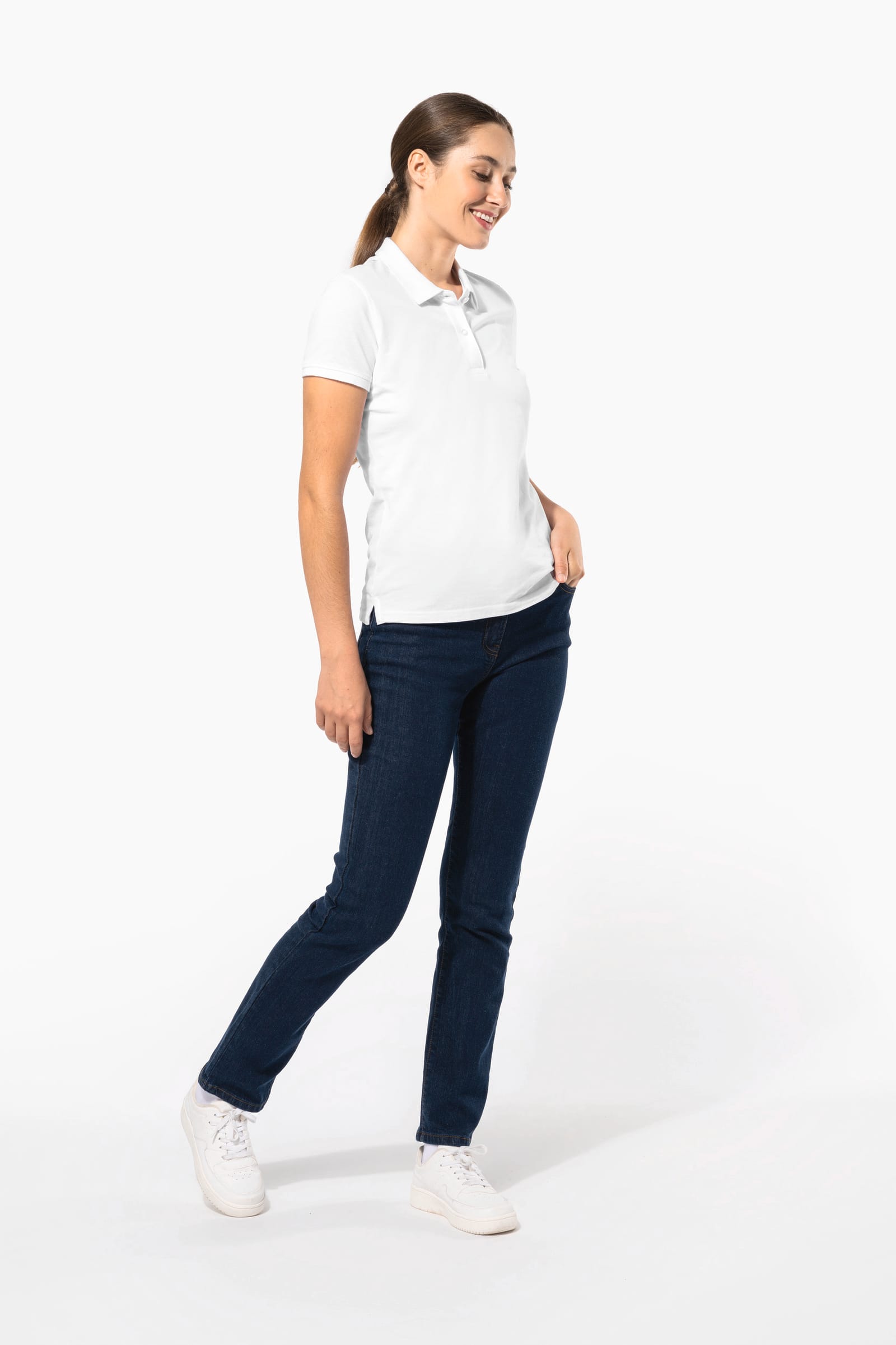Basic damesjeans