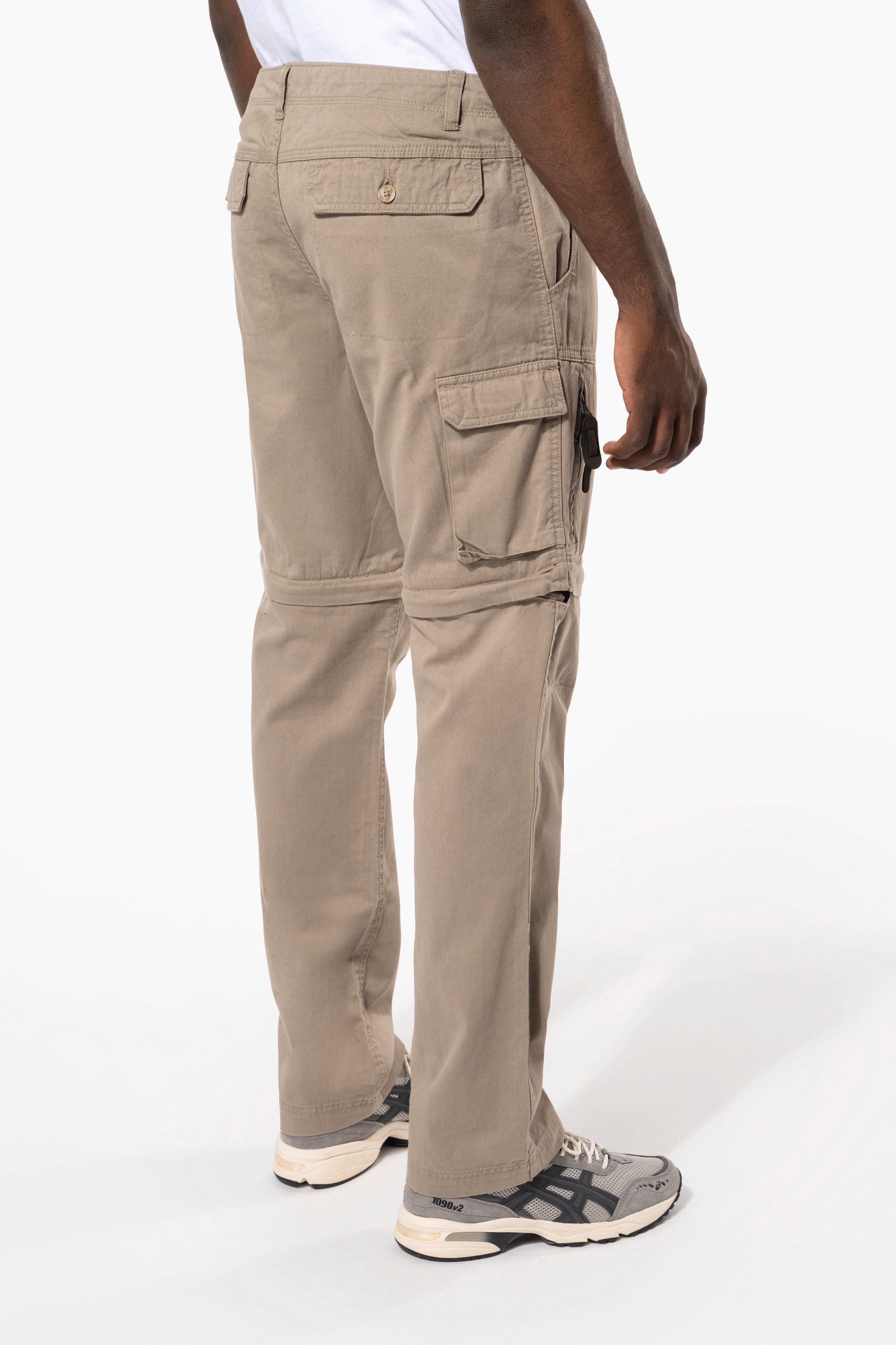 Calças multibolsos 2 em 1