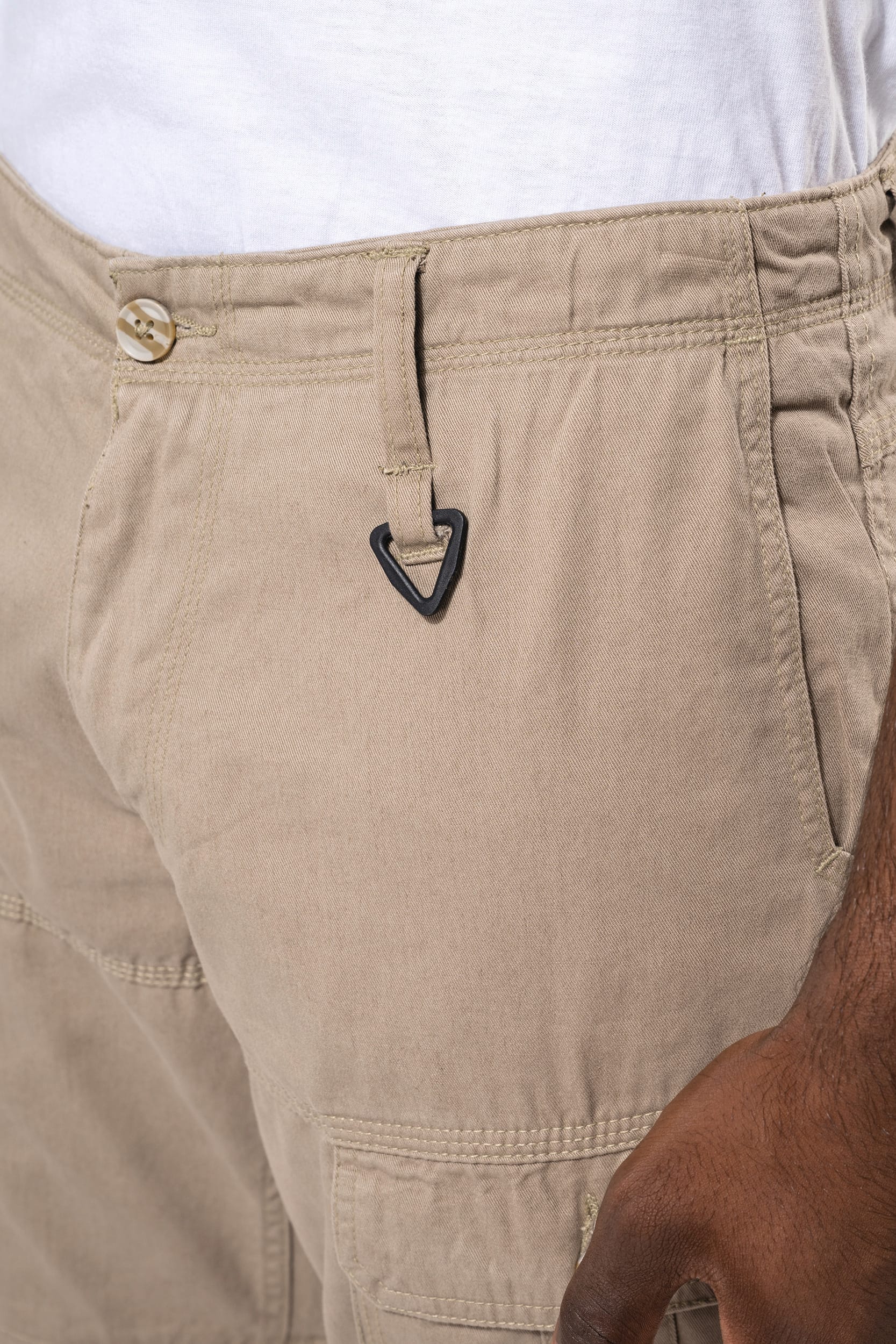 Calças multibolsos 2 em 1