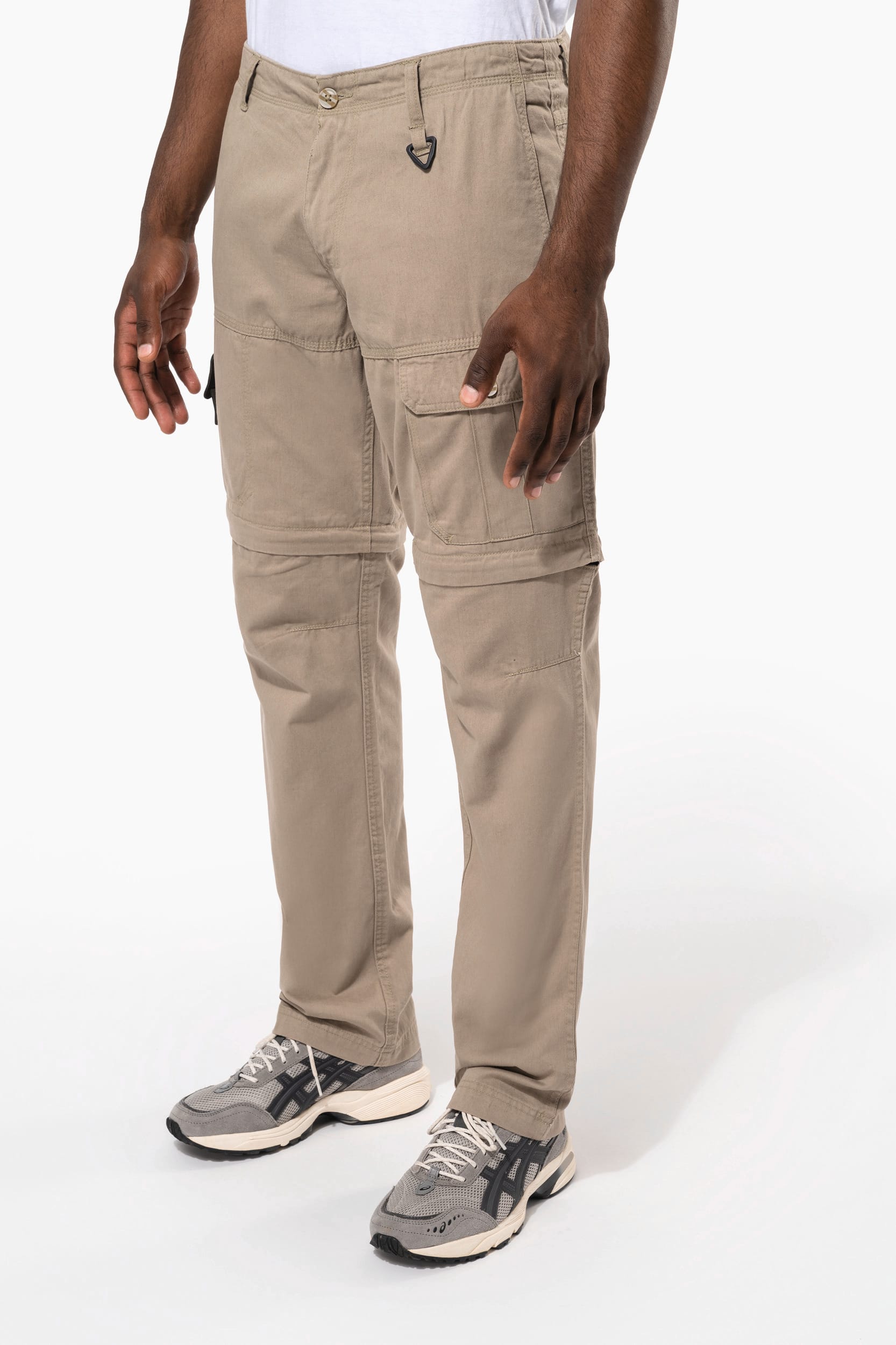 Calças multibolsos 2 em 1