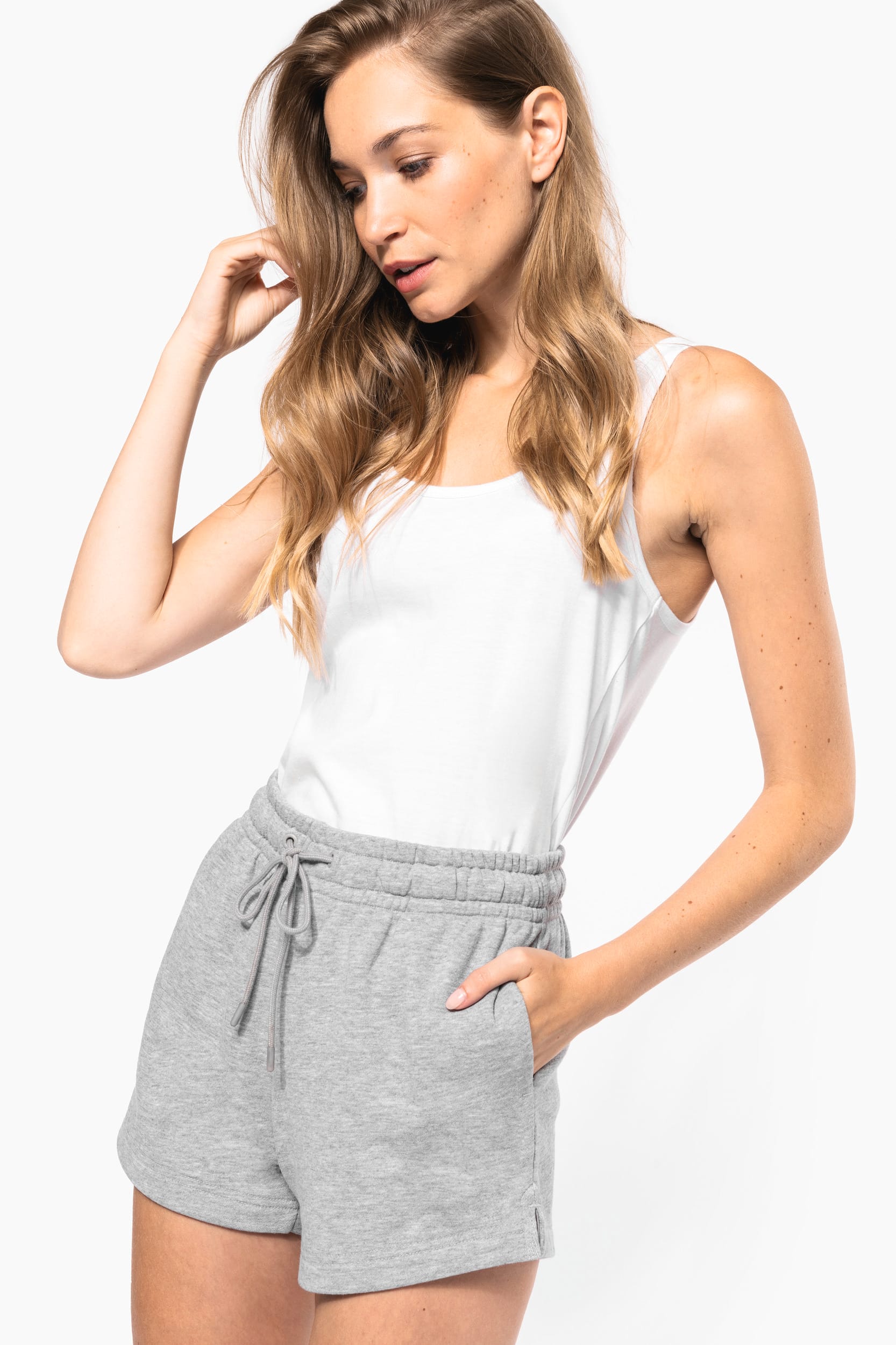 Ladies eco-friendly french terry shorts - Kariban