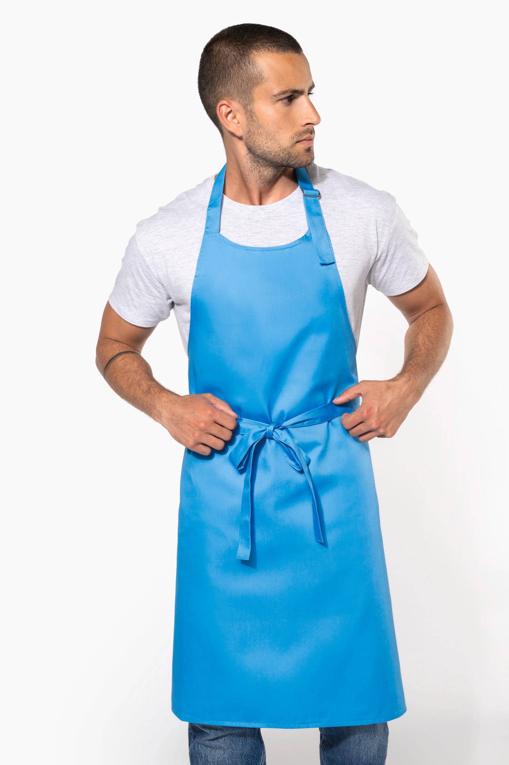 Tablier polycoton sans poche - Image 7