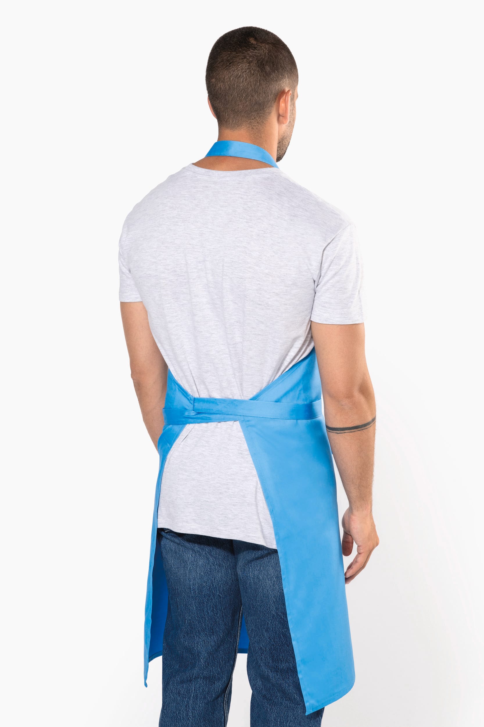 Tablier polycoton sans poche - Image 3