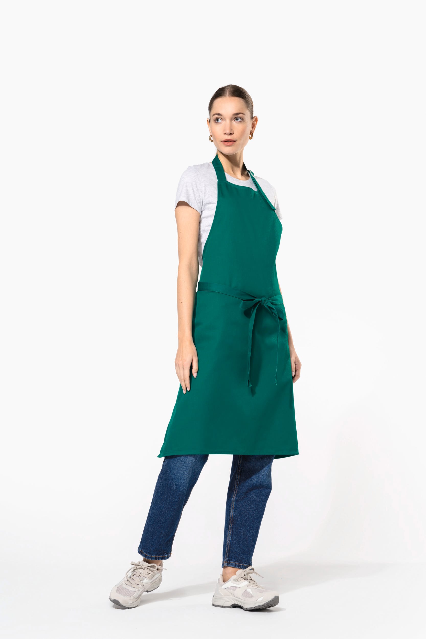 Tablier polycoton sans poche - Image 8