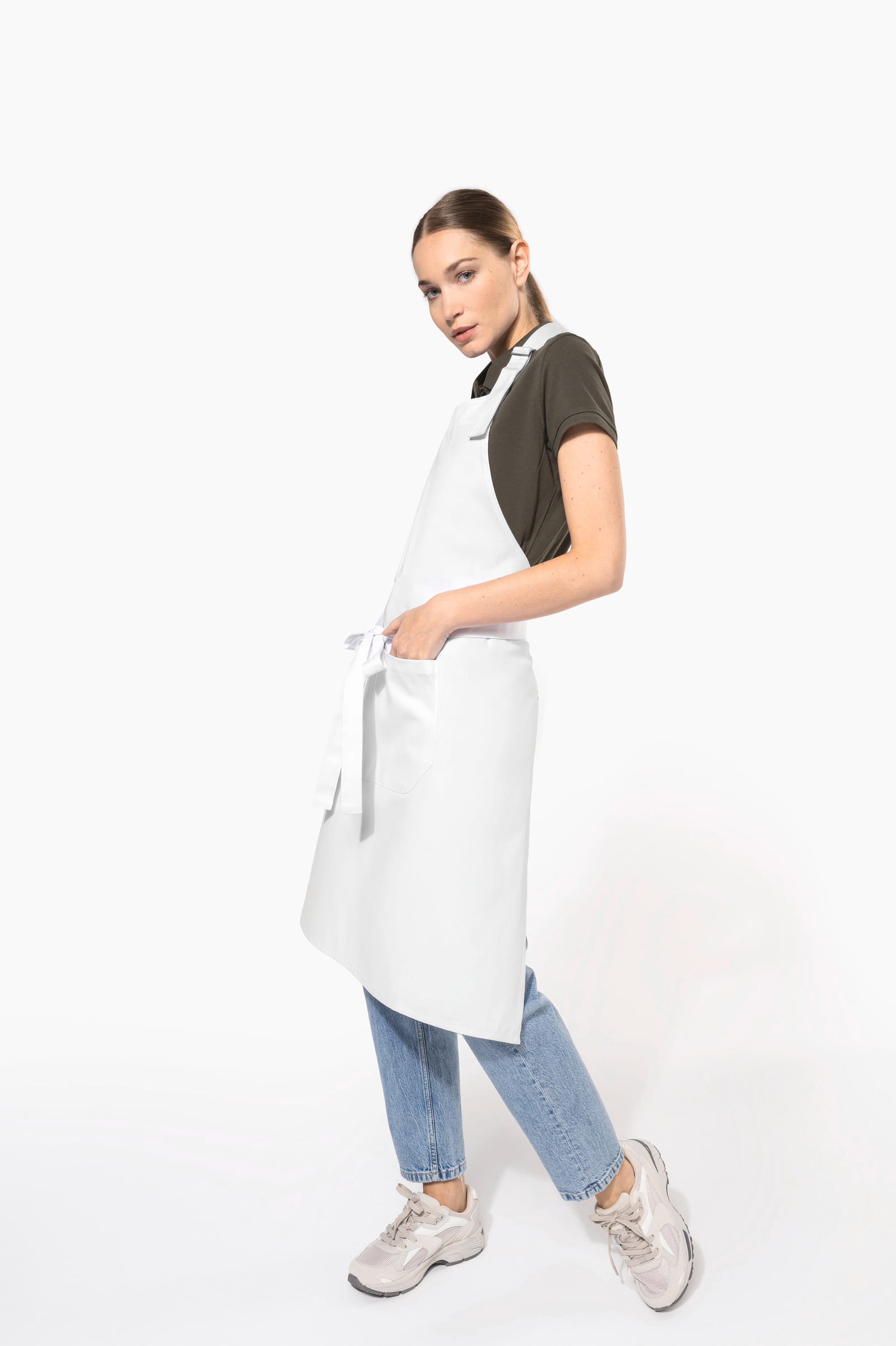 Schort wasbaar op hoge temperatuur