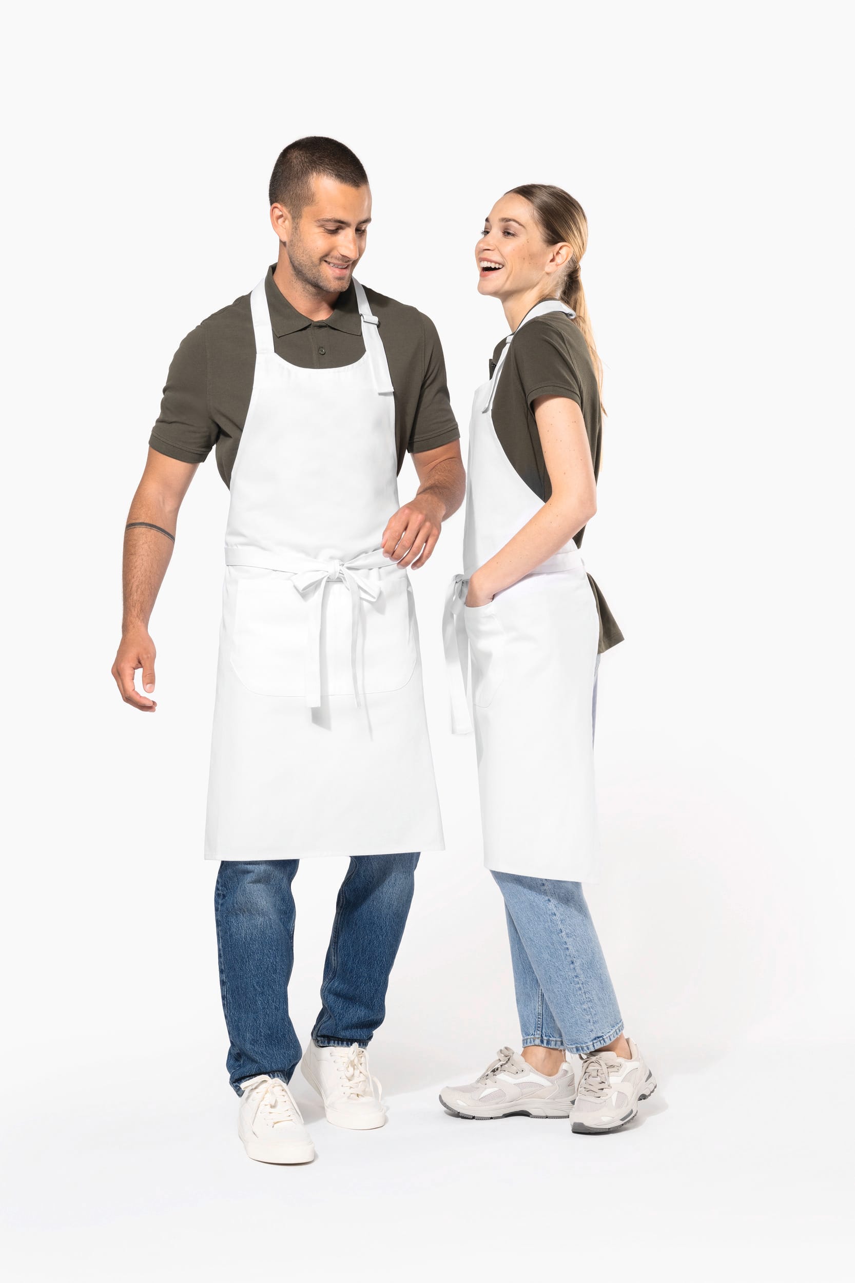 Tablier coton lavage haute température - Image 4