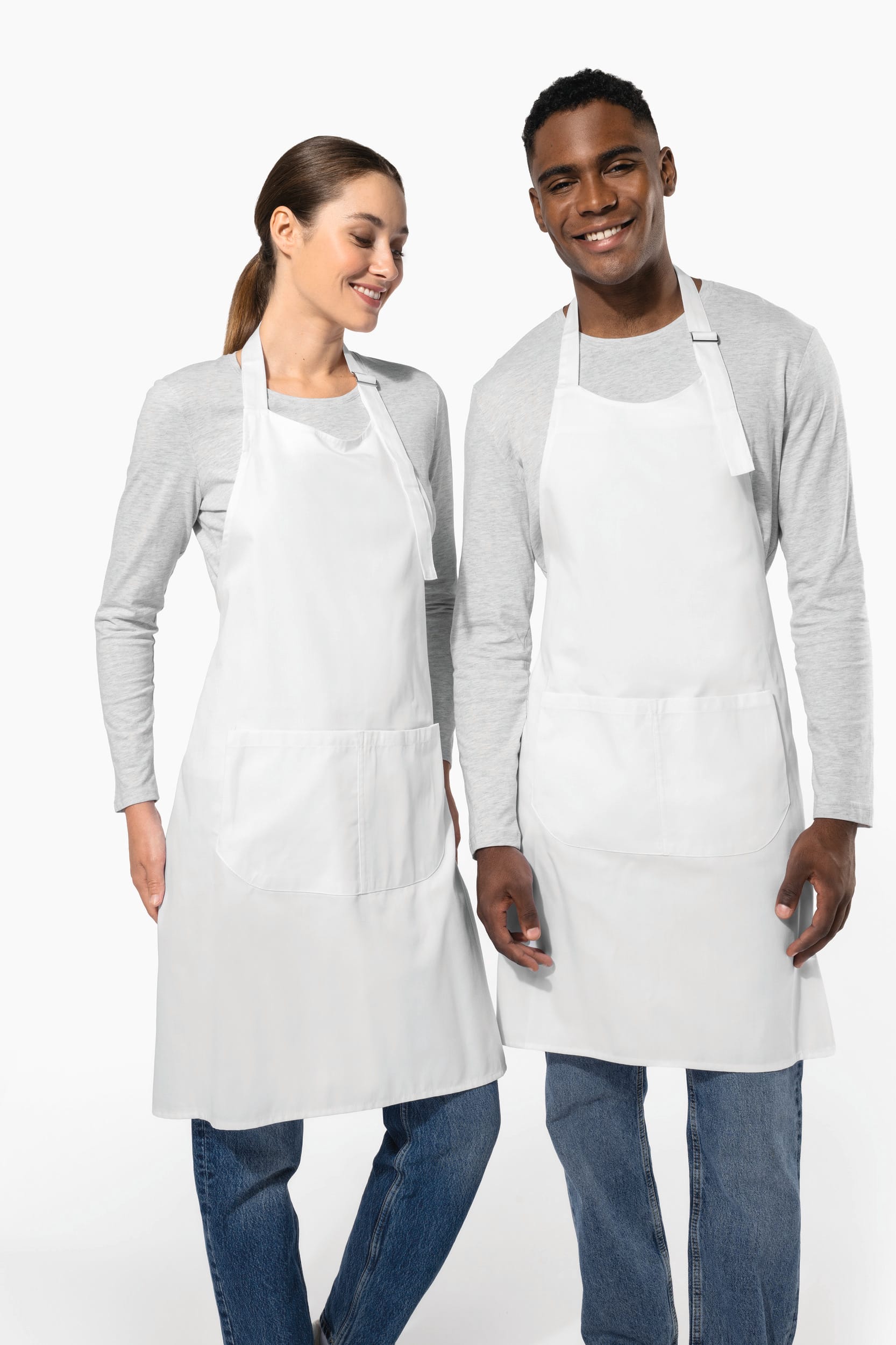 Tablier polycoton lavage haute température - Image 1