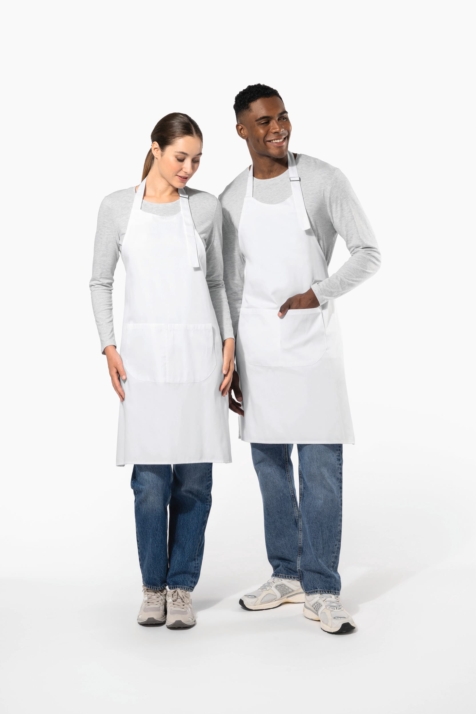 Tablier polycoton lavage haute température - Image 7