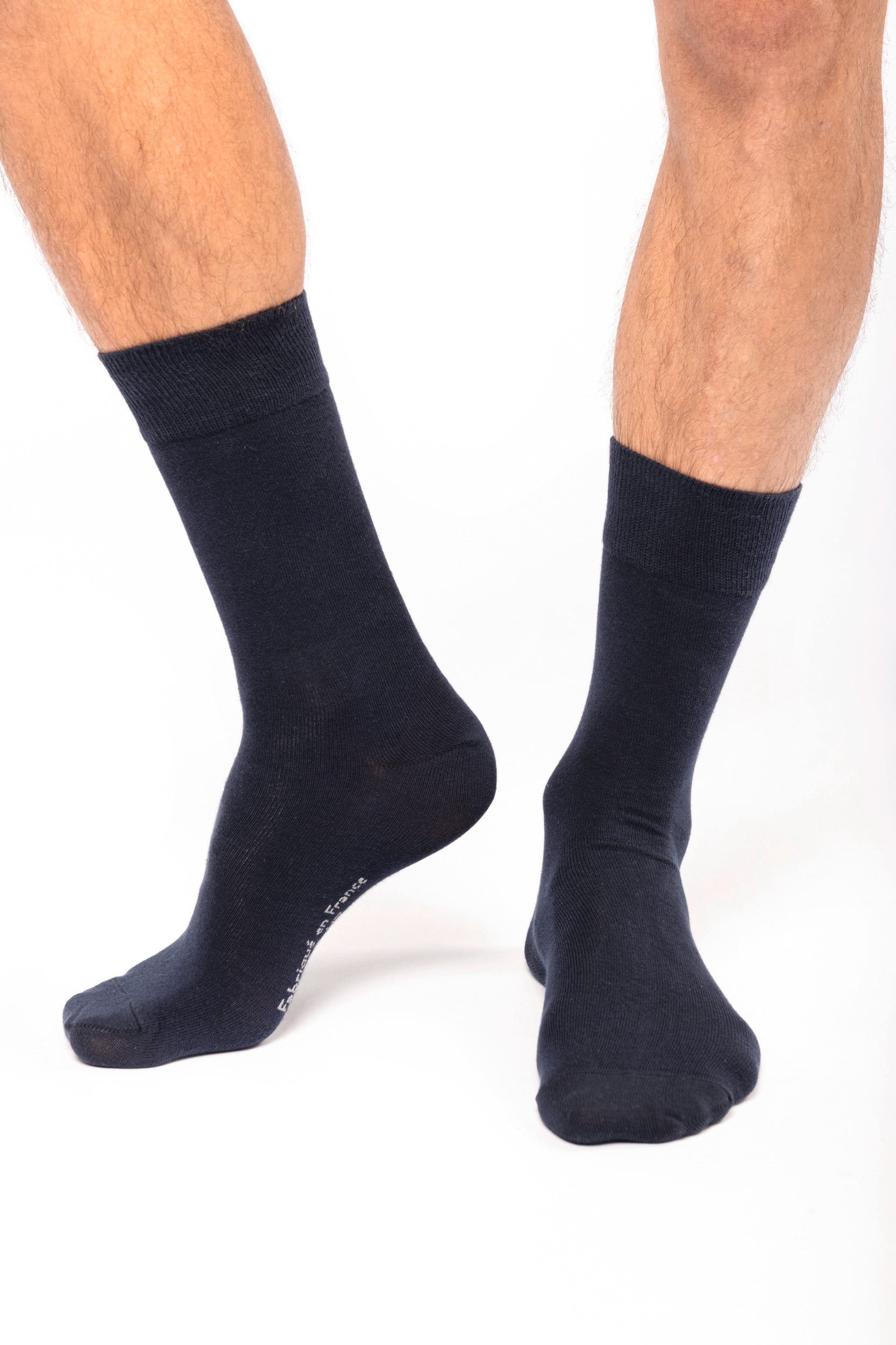 Meias de altura média em algodão Bio - "Origine France garantie"