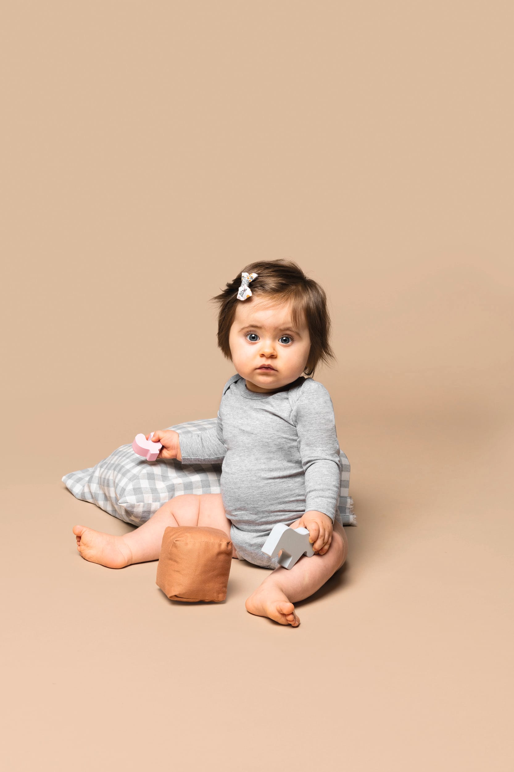 Body algodão biológico de bebé