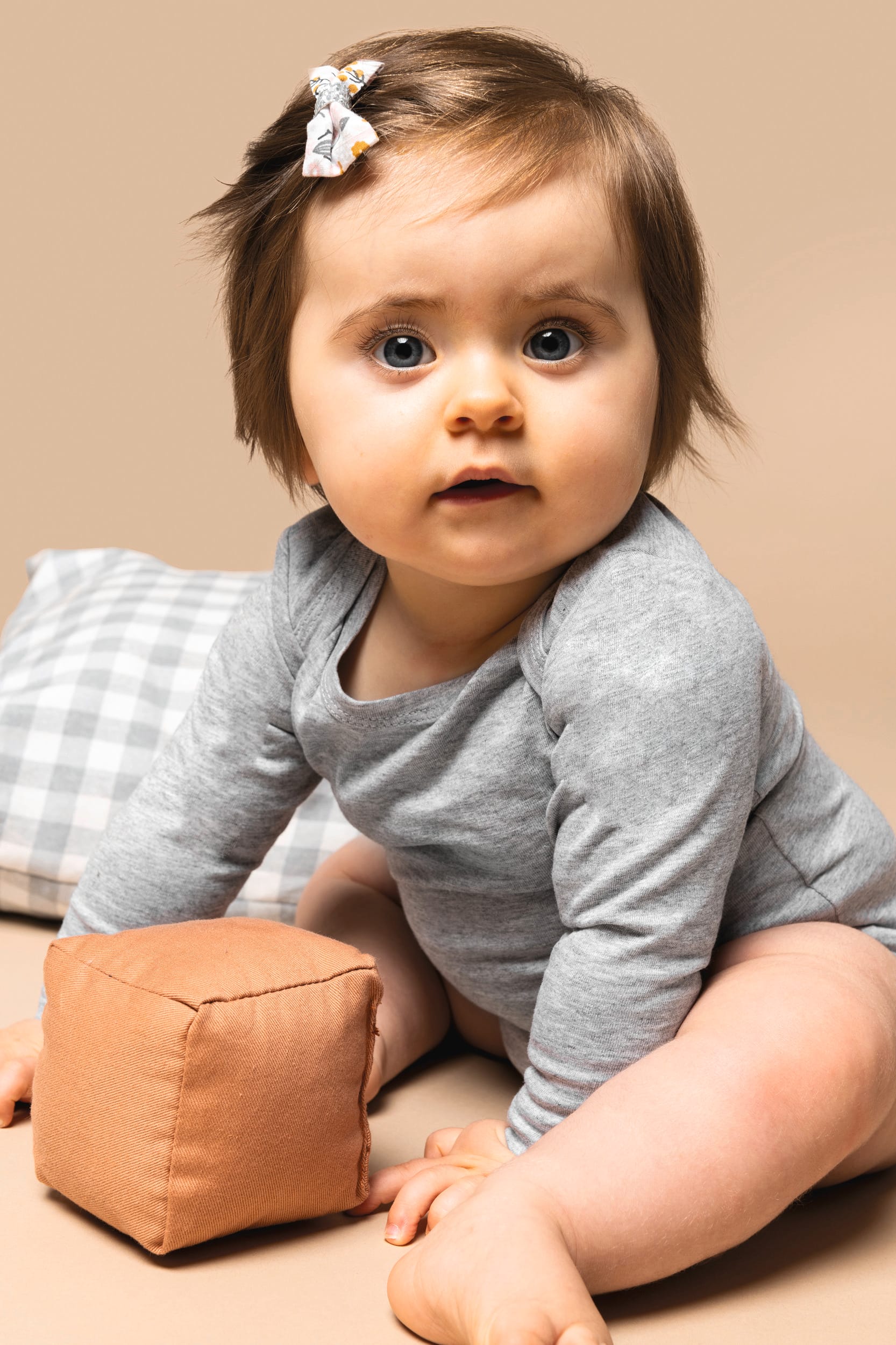 Body algodão biológico de bebé