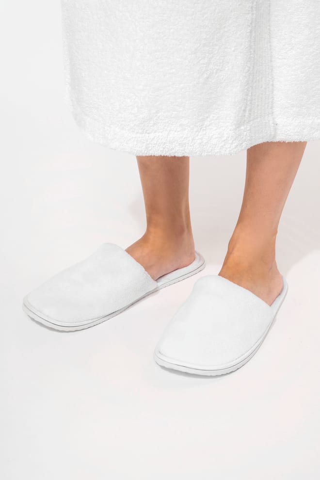 Unisex terry slippers