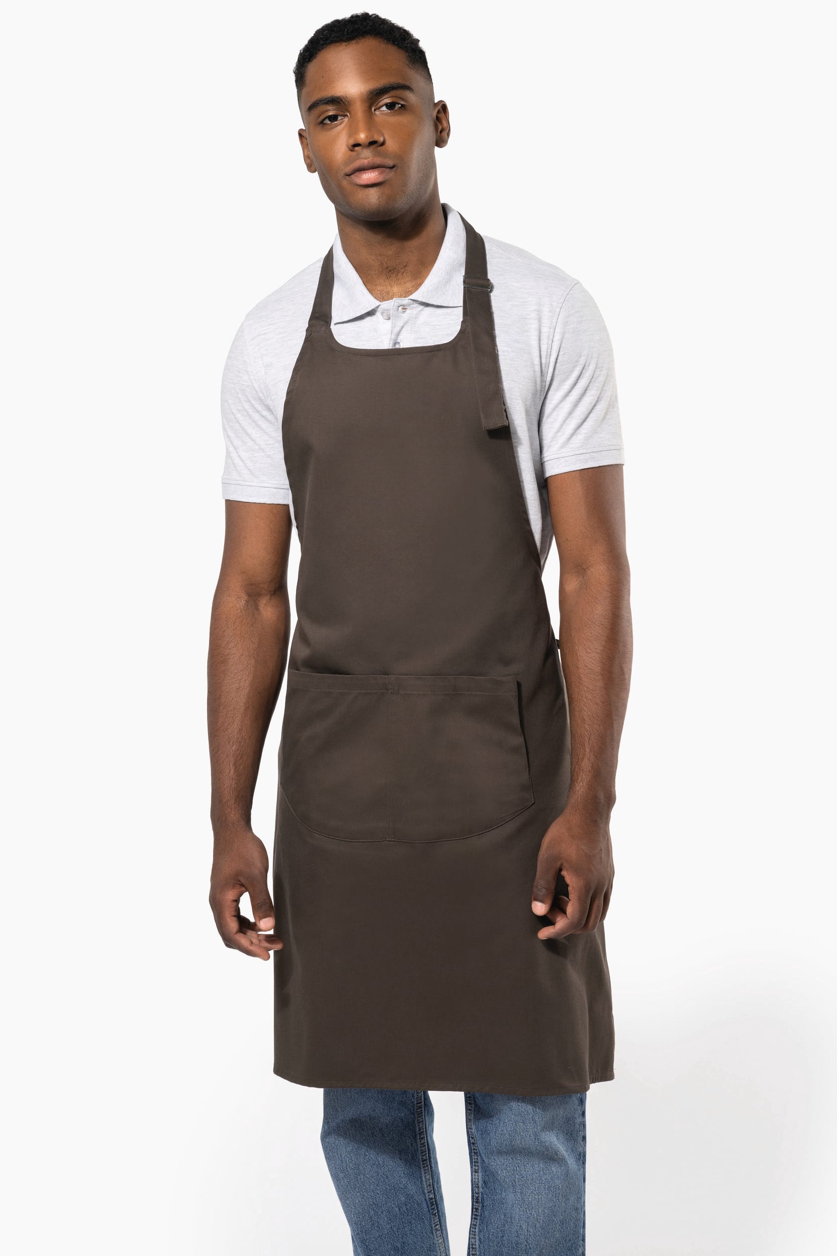 Tablier coton avec poche - Image 2