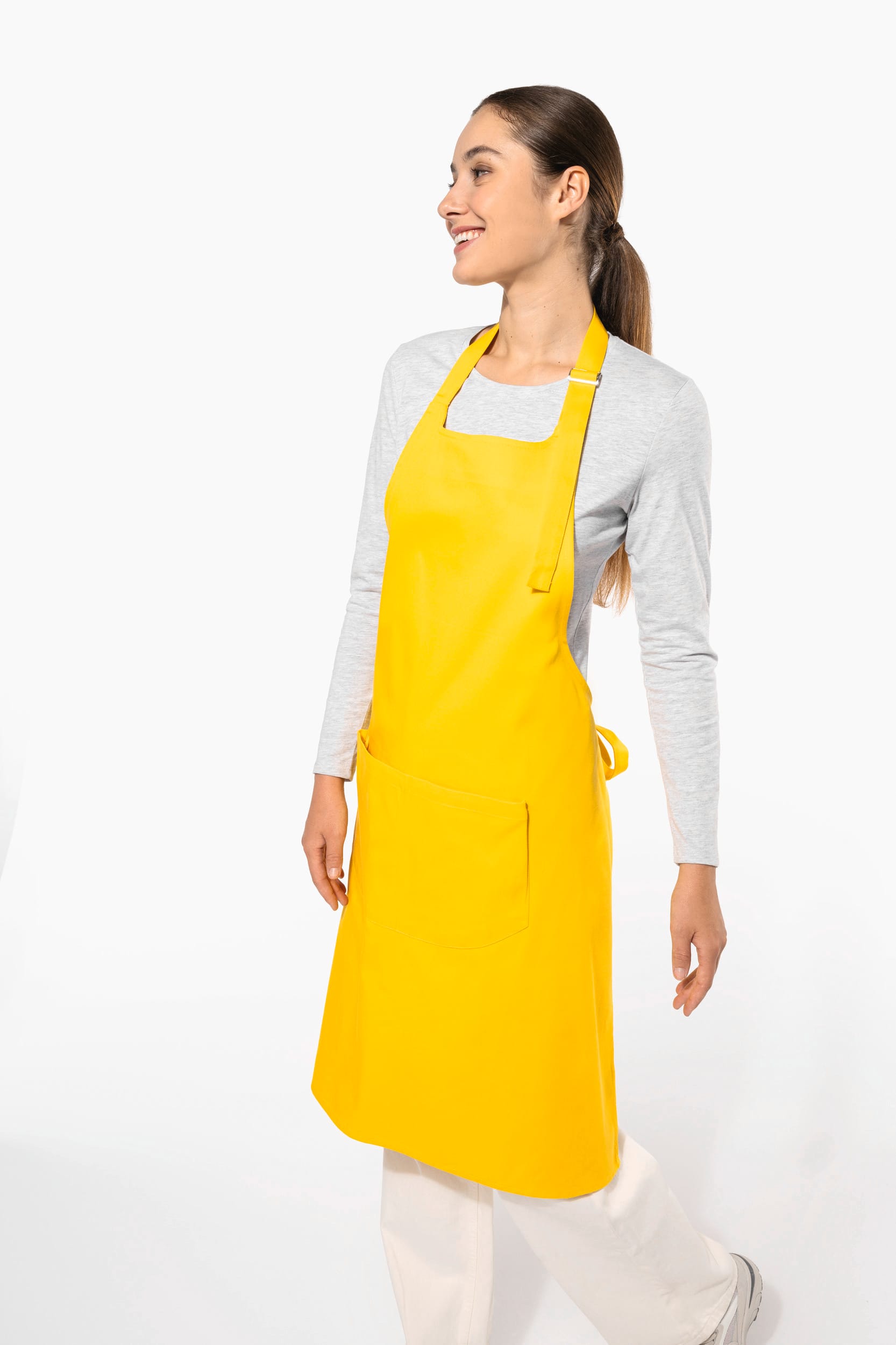 Tablier coton avec poche - Image 3