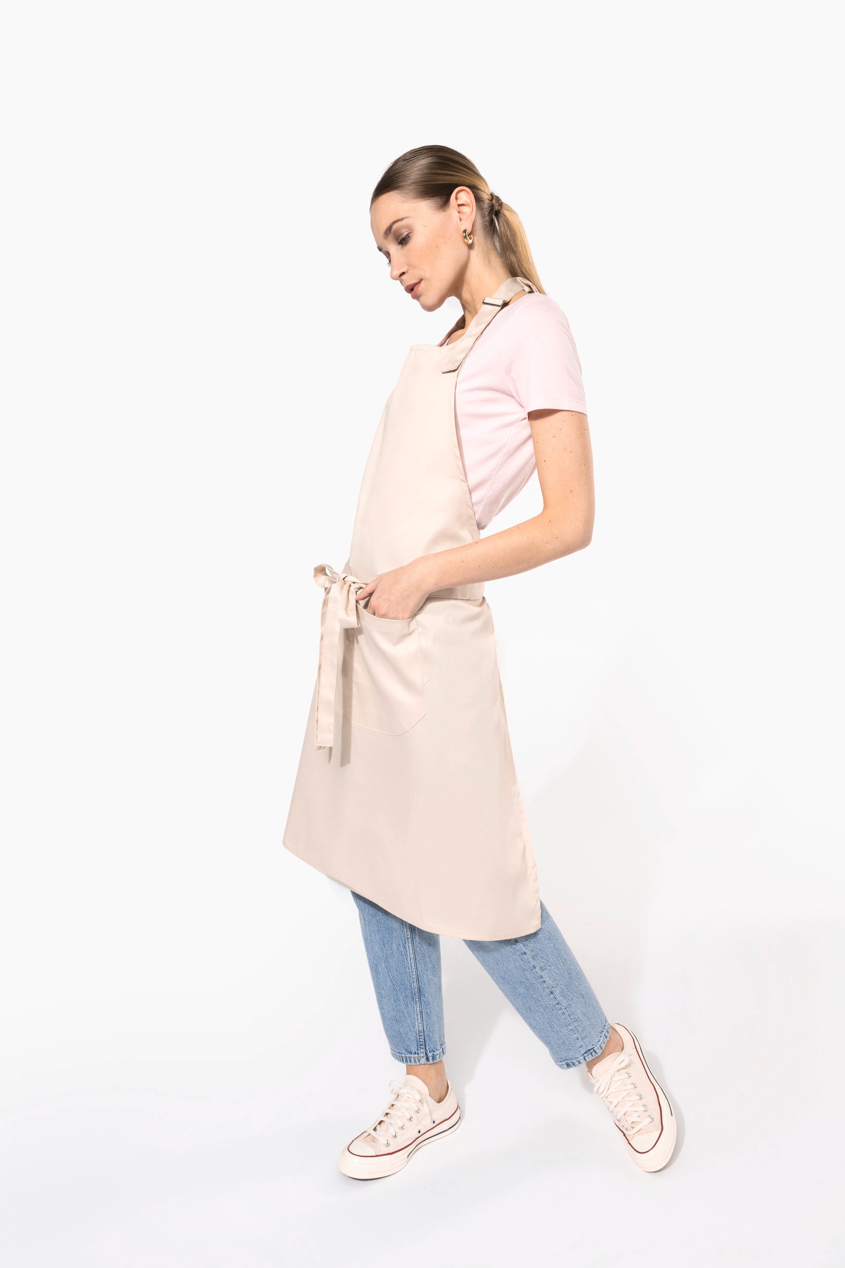 Tablier polycoton avec poche