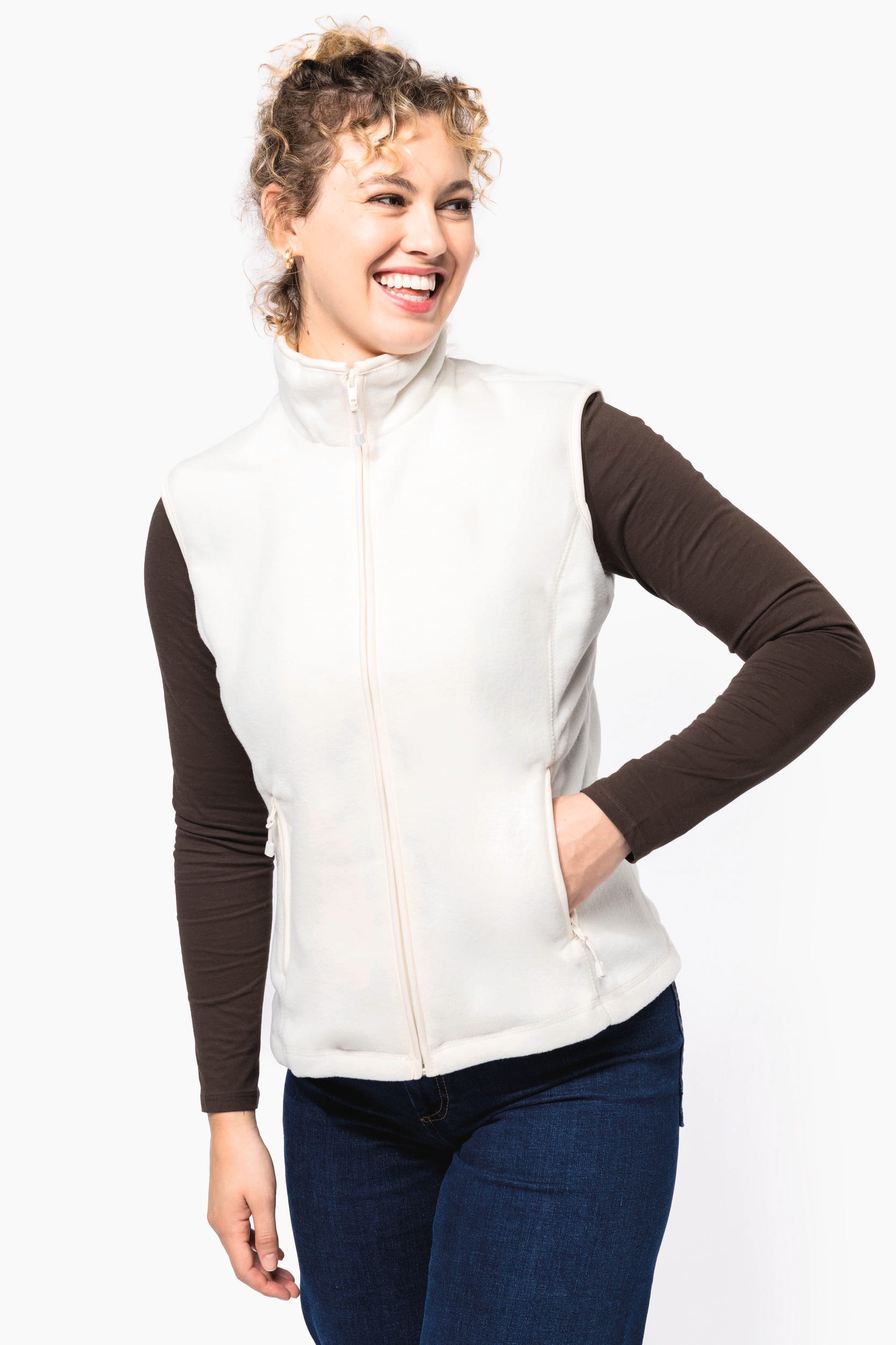 Melodie > Ladies' microfleece gilet