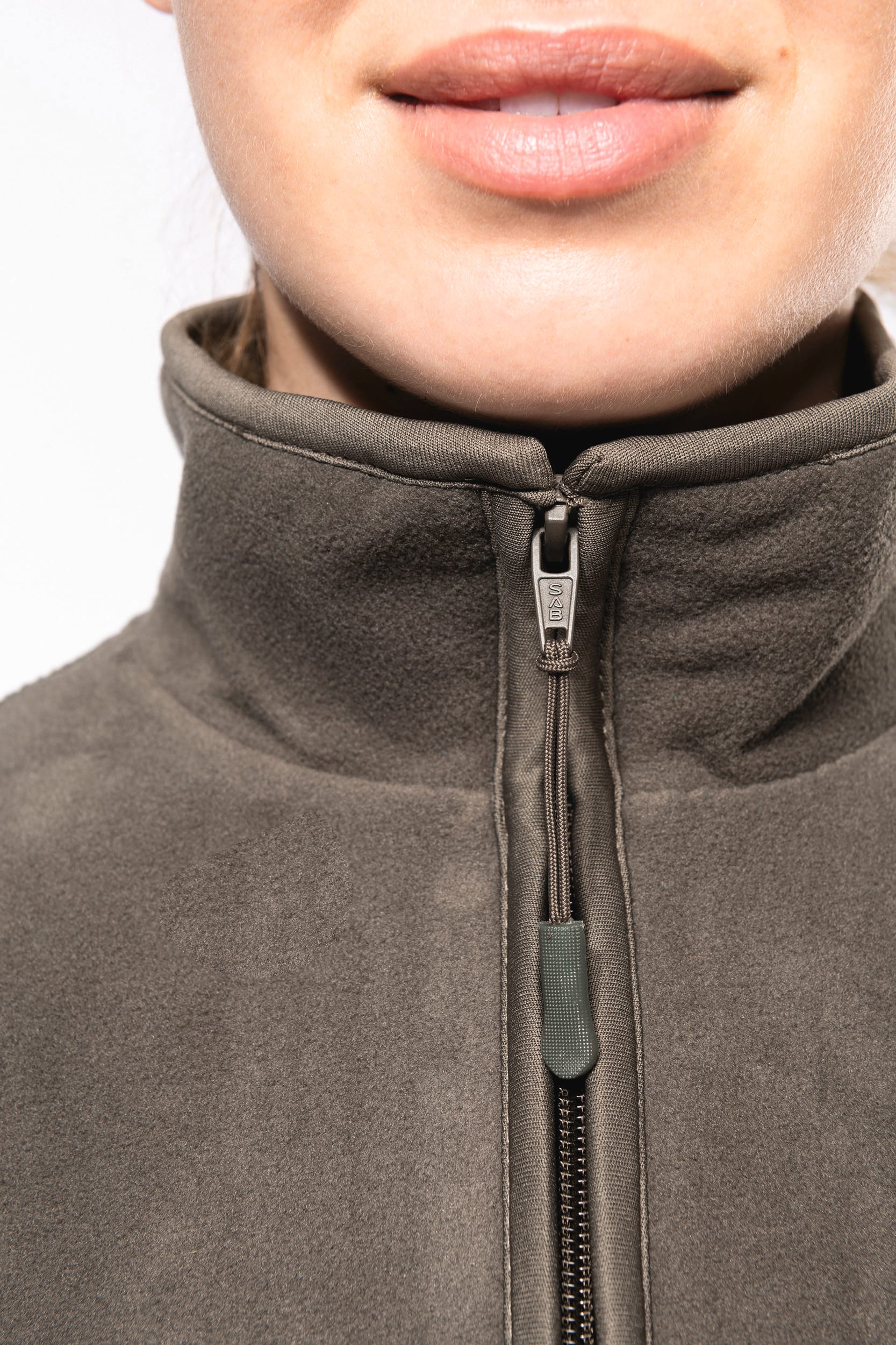 Veste micropolaire zippée femme