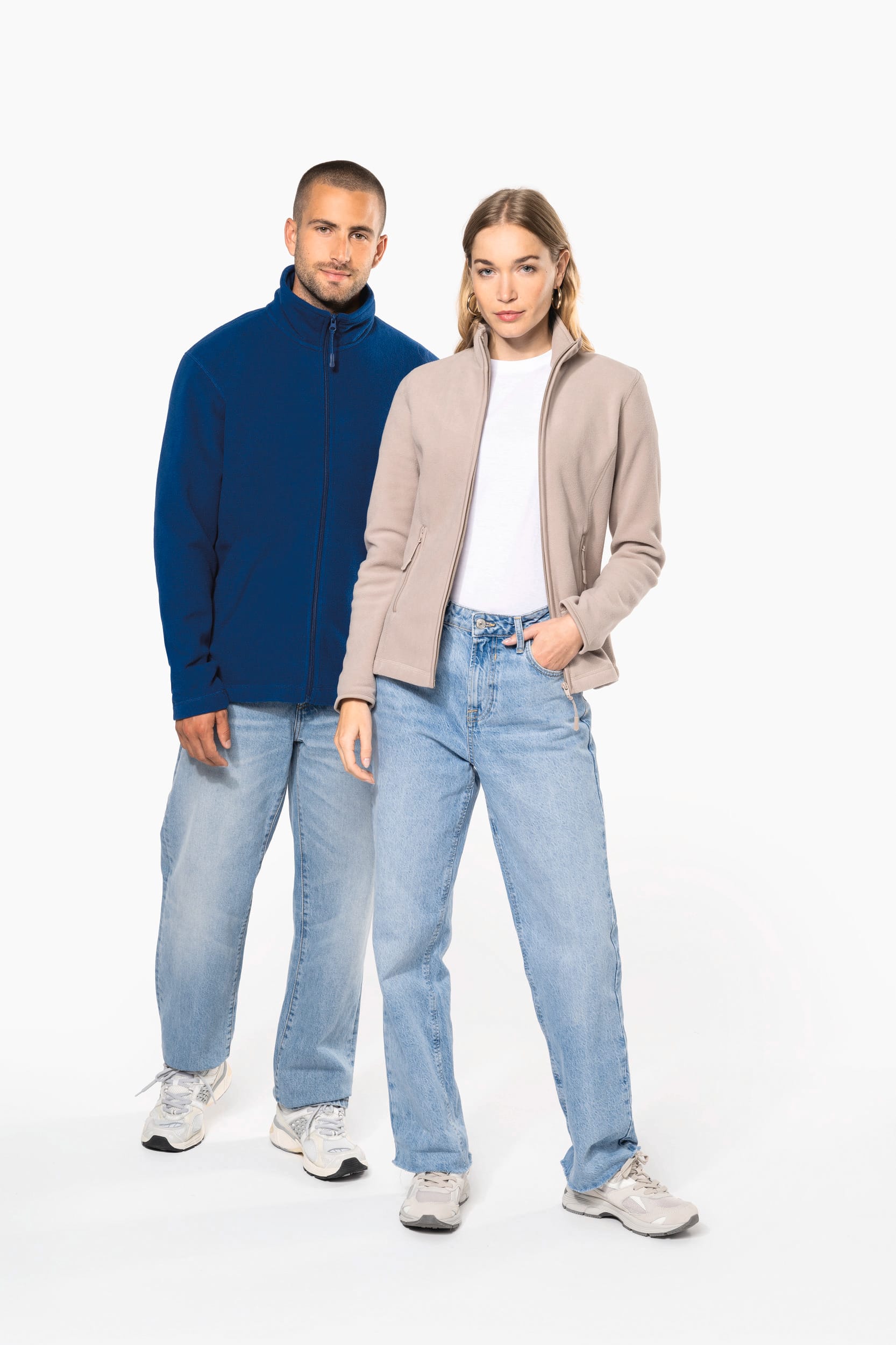 Veste micropolaire zippée homme