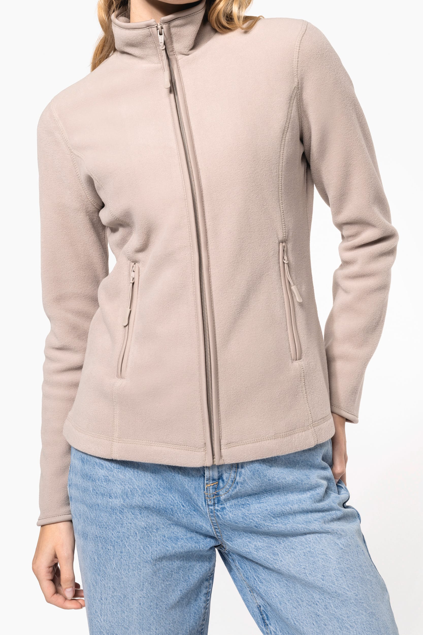 Veste micropolaire zippée femme